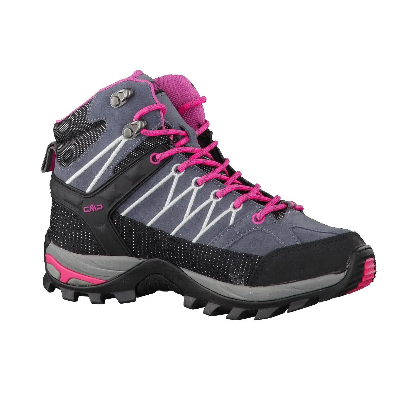 CMP Rigel Mid Women's Trekking Shoes WP, Grey Fuxia Ice, 38 EU - immagine 9