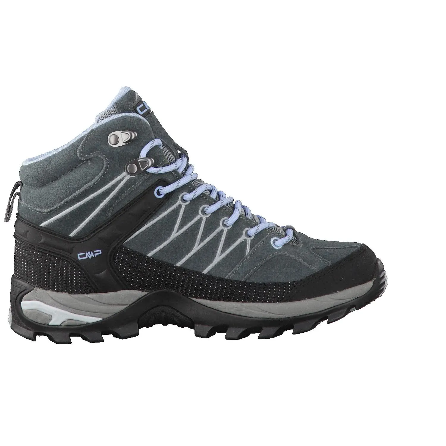 CMP Rigel Mid Women's Trekking Shoes WP, Graffite Azzurro, 37 EU - immagine 8