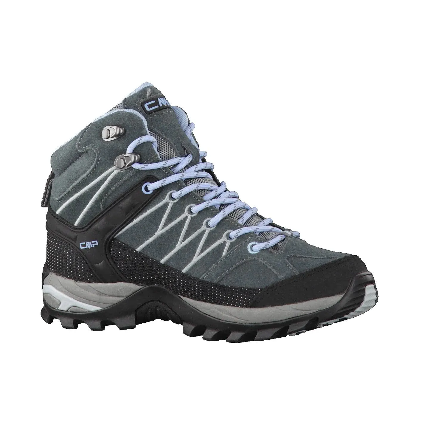CMP Rigel Mid Women's Trekking Shoes WP, Graffite Azzurro, 37 EU - immagine 9