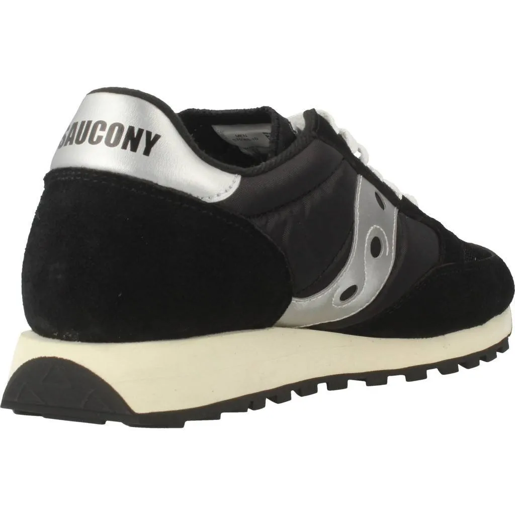 Saucony Jazz Original Vintage Sneaker Uomo, Black Silver White, 37 EU - immagine 5