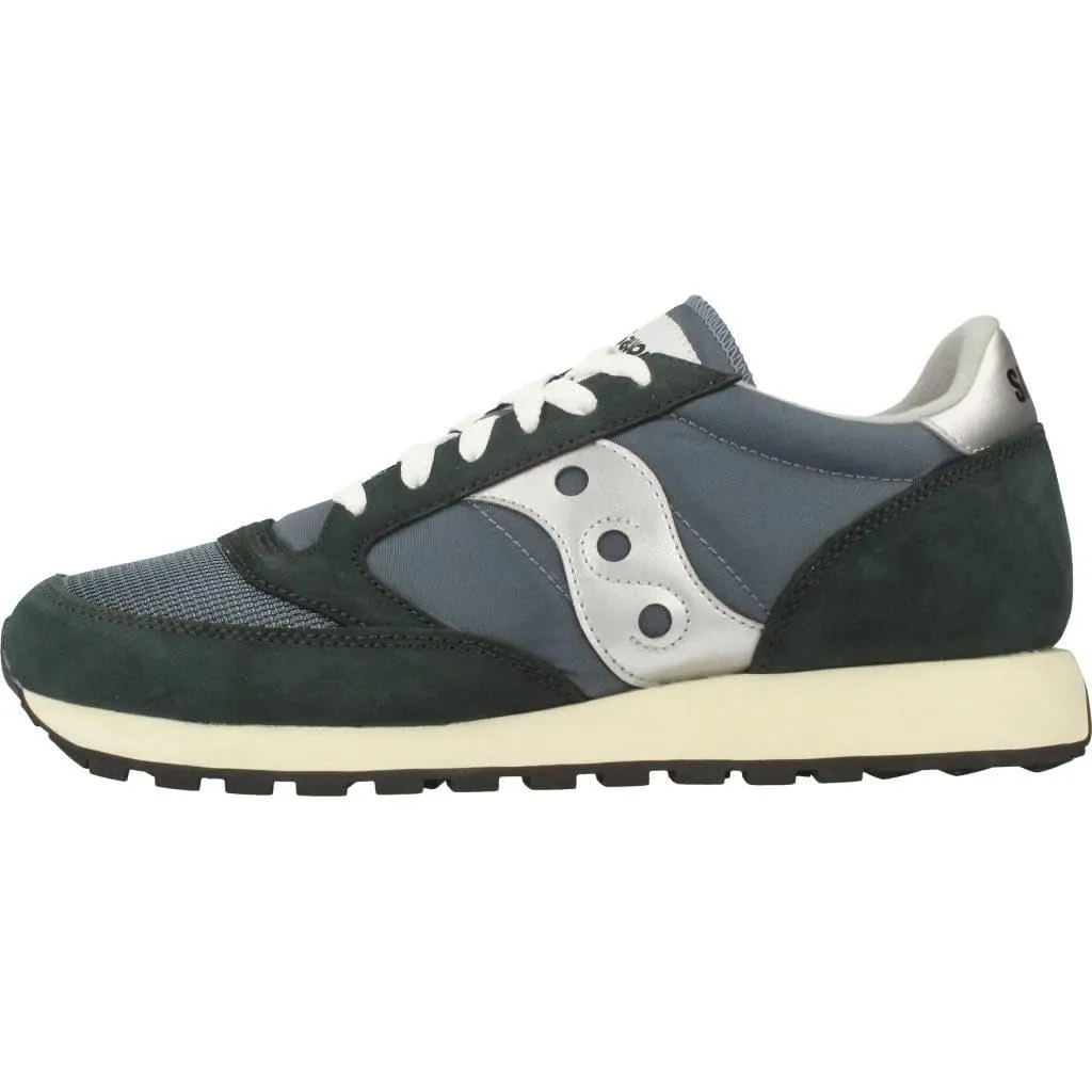 Saucony Jazz Original Vintage Sneaker Uomo, Blue Navy Silver, 44 EU - immagine 2