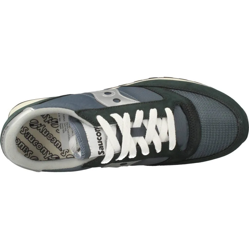 Saucony Jazz Original Vintage Sneaker Uomo, Blue Navy Silver, 44 EU - immagine 8