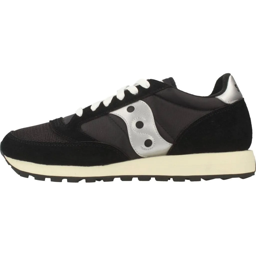 Saucony Jazz Original Vintage Sneaker Uomo, Black Silver White, 45 EU - immagine 3