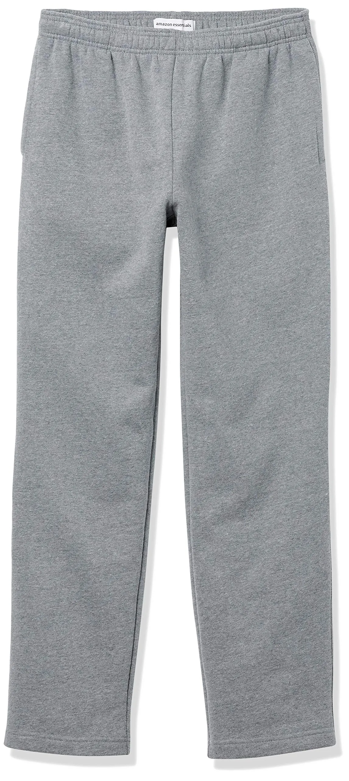 Amazon Essentials Pantaloni Sportivi in Pile con Fondo Aperto Uomo, Grigio Medio Puntinato, L - immagine 10
