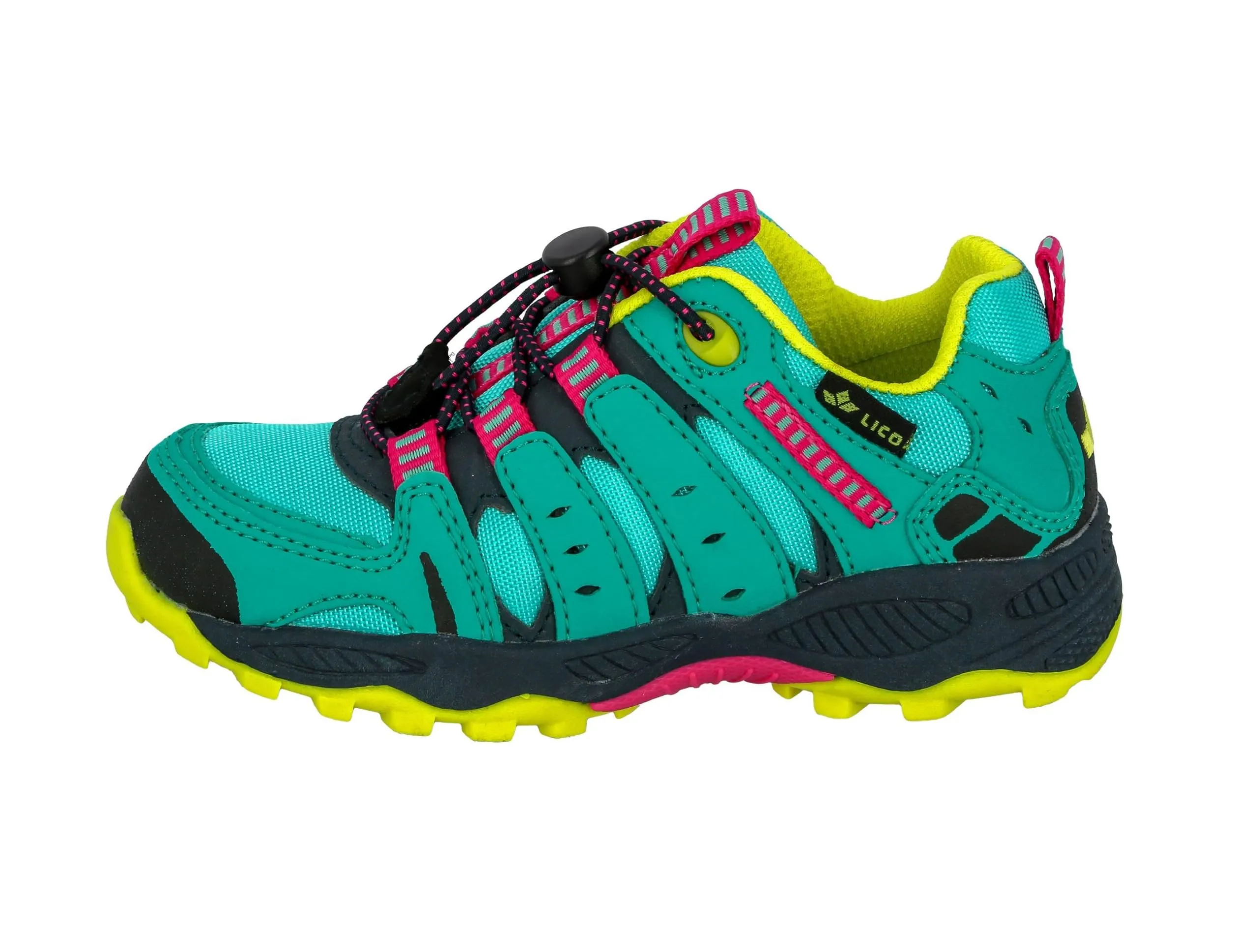 Lico Fremont Scarpe da Trekking Unisex Bambini e Ragazzi, Turchese Rosa Lemon, 32 EU - immagine 2