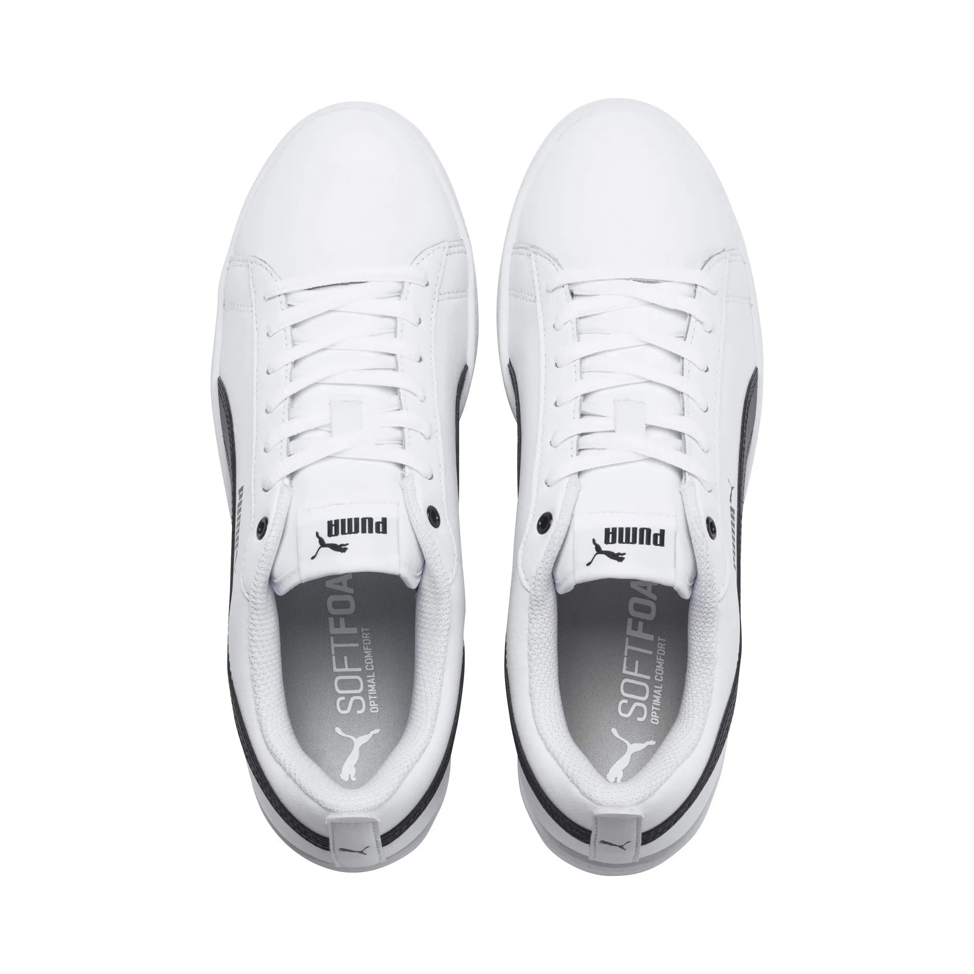 Puma Smash Wns V2 L Sneakers Donna, Bianco White Black, 40.5 EU - immagine 6