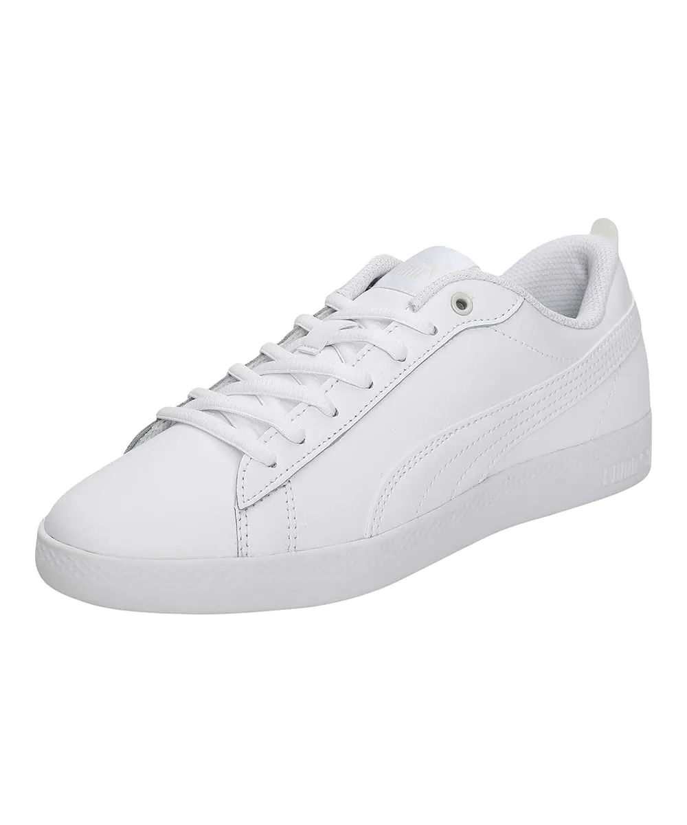 PUMA Smash Wns V2 L Sneaker Donna - Bianco, 37.5 EU - immagine 1