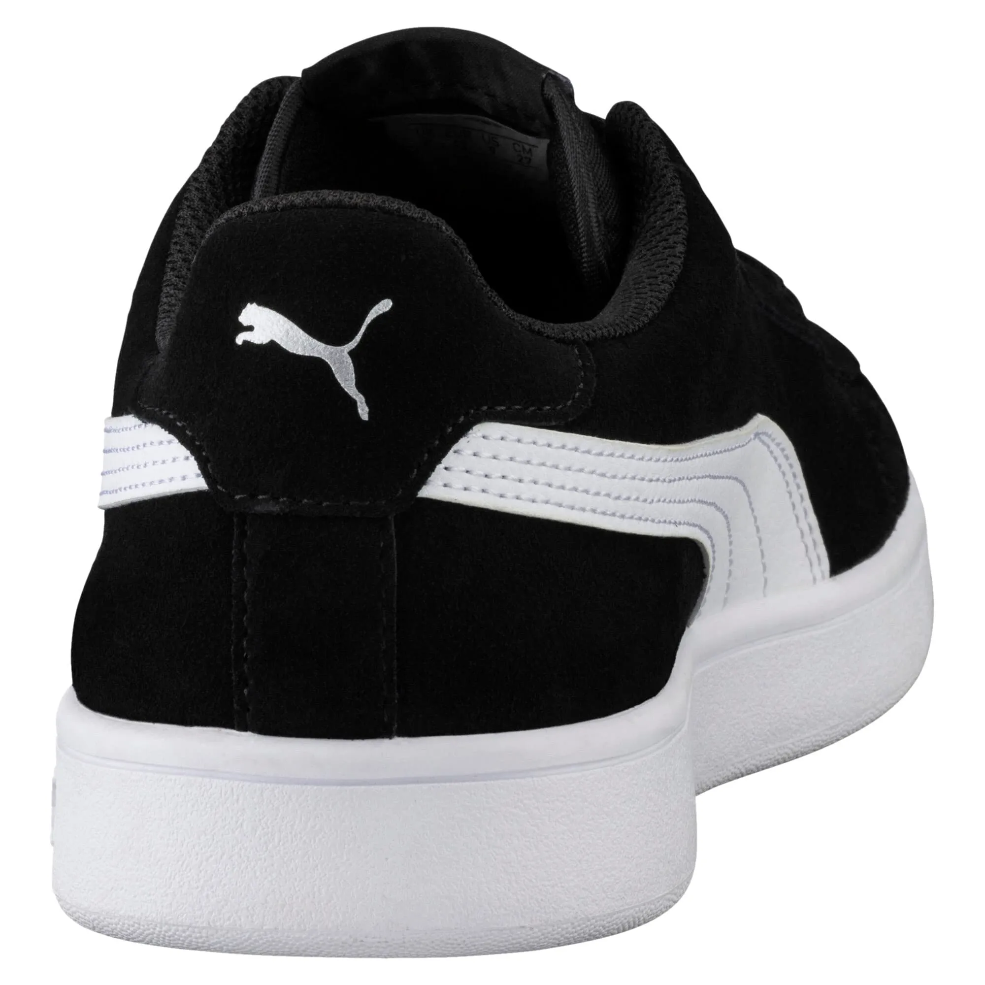 Puma Smash V2, Nero Puma Black Puma White Puma Silver, 45 EU - immagine 5