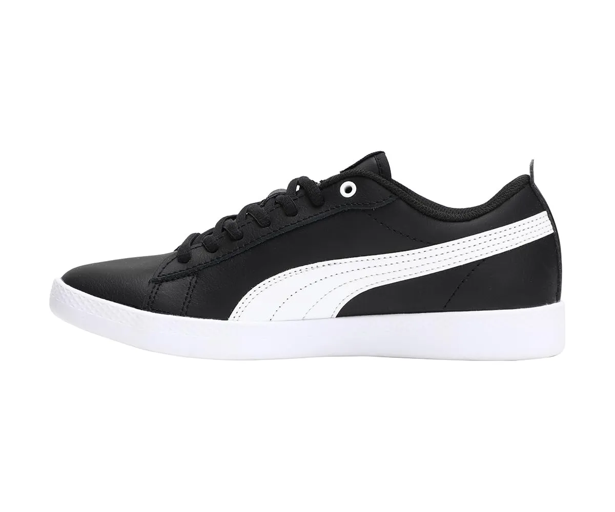 PUMA Smash Wns V2 L Sneaker Donna, Nero/Bianco, 38 EU - immagine 3