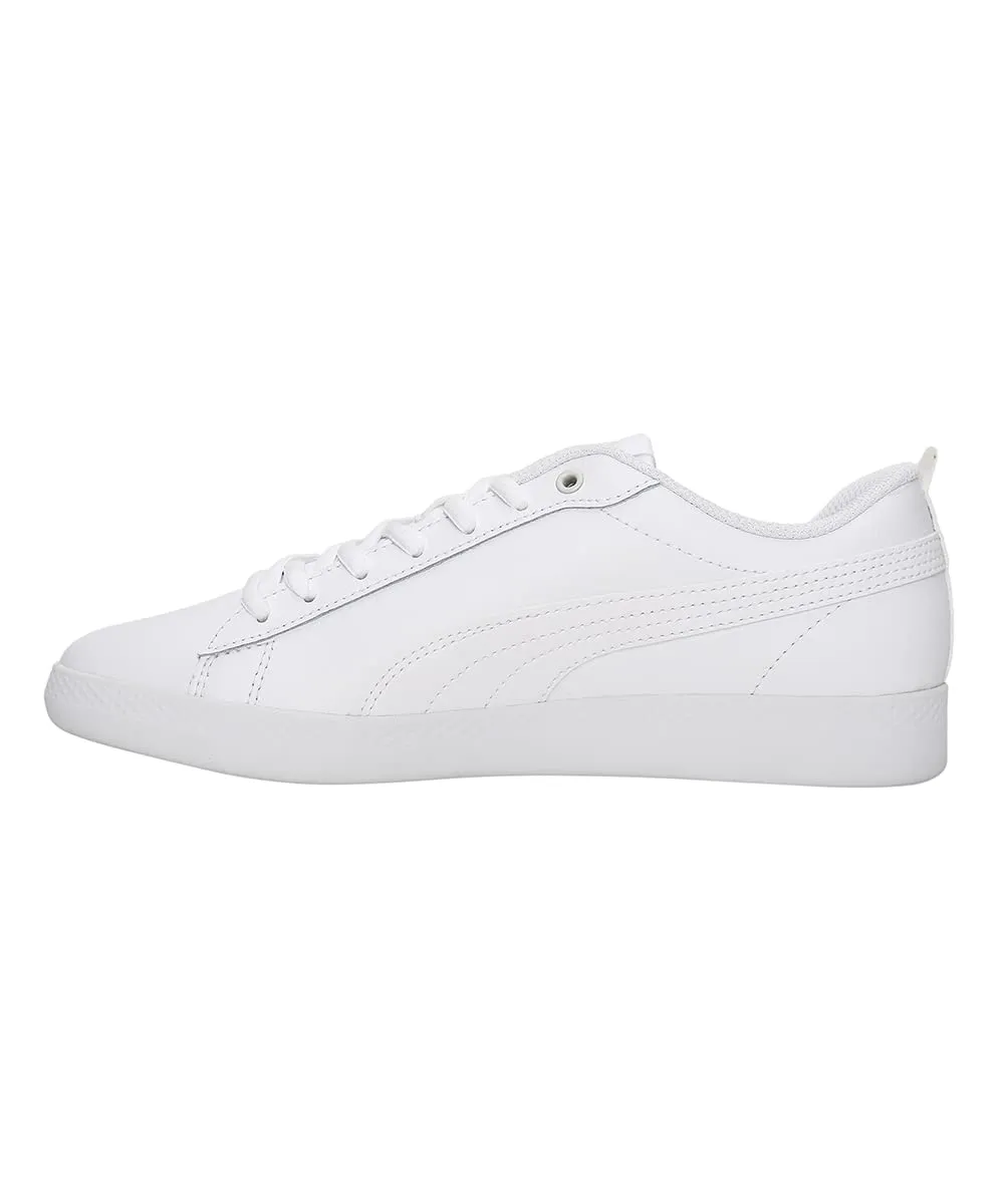 Puma Smash Wns V2 L Women's Sneakers, Puma White, 37 EU - immagine 3