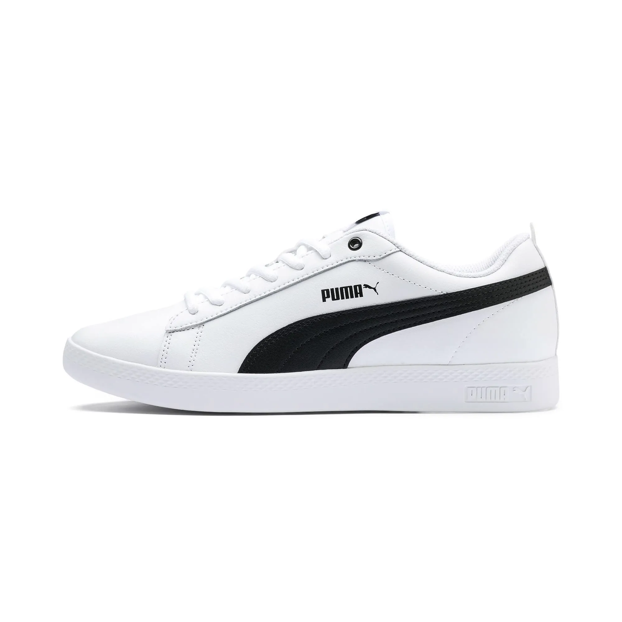 Puma Smash Wns V2 L Women's Sneakers, White Black, 36 EU - immagine 4
