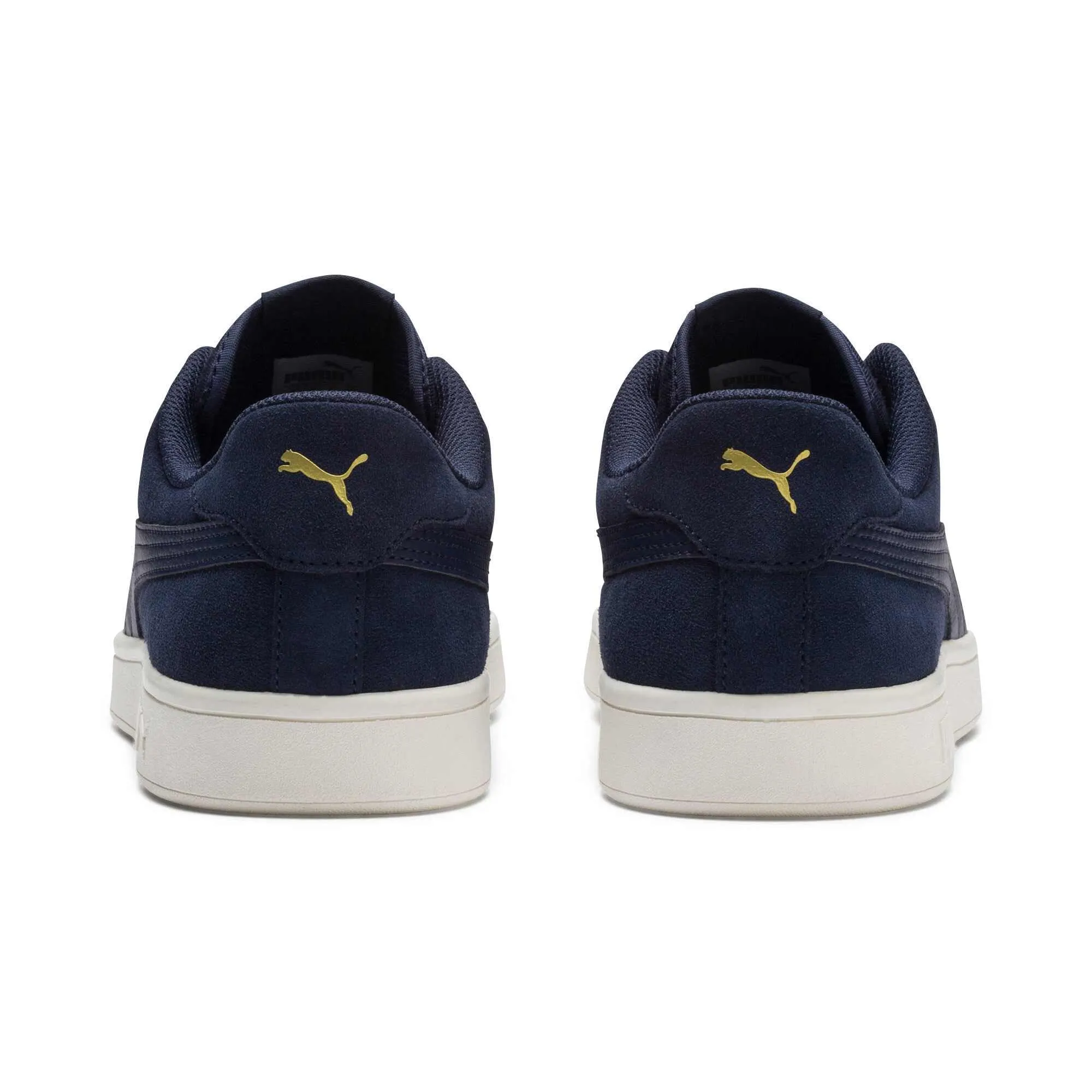 Puma Smash V2, Blu Peacoat Puma Team Gold Whisper White, 45 EU - immagine 3
