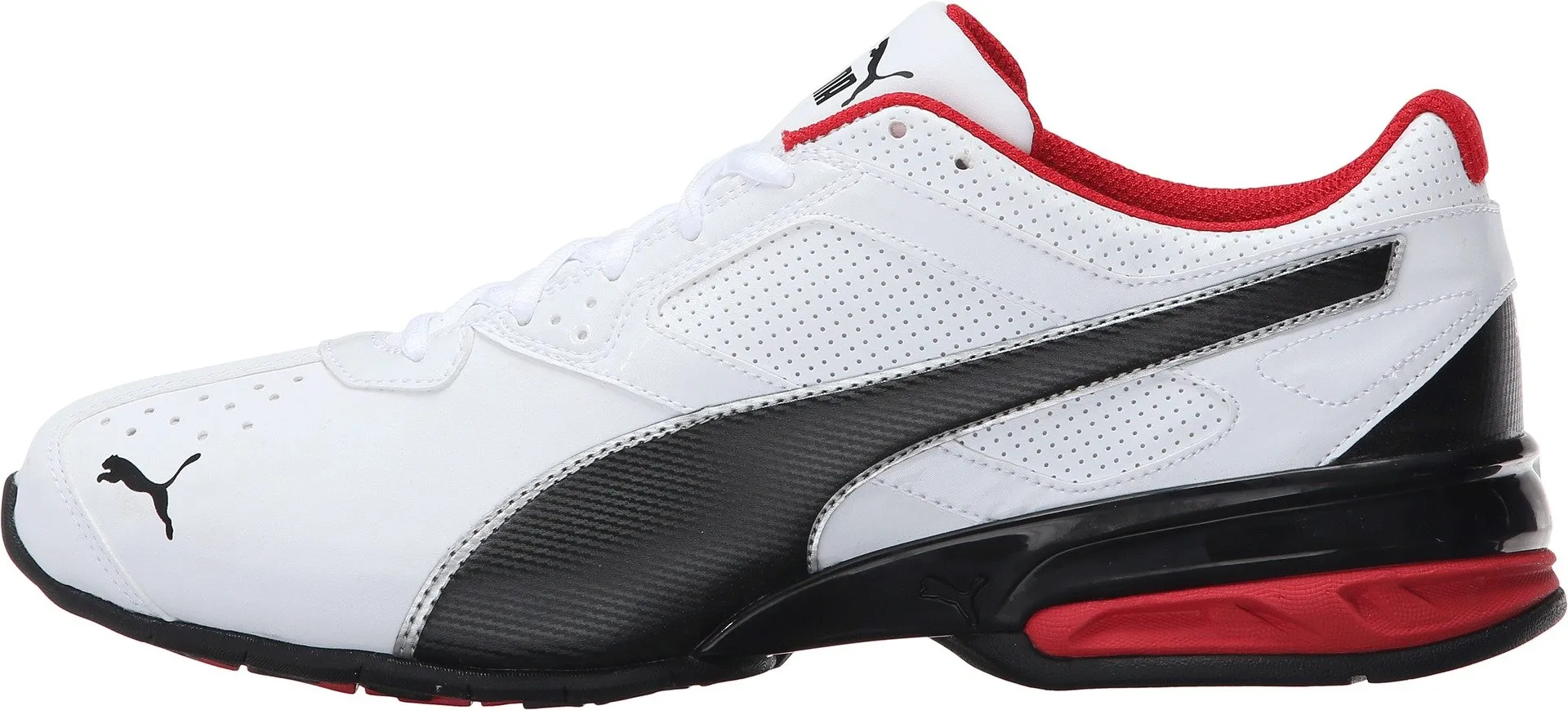 Puma Tazon 6 Cross Trainer, Bianco-Nero-Argento, 45 EU - immagine 3