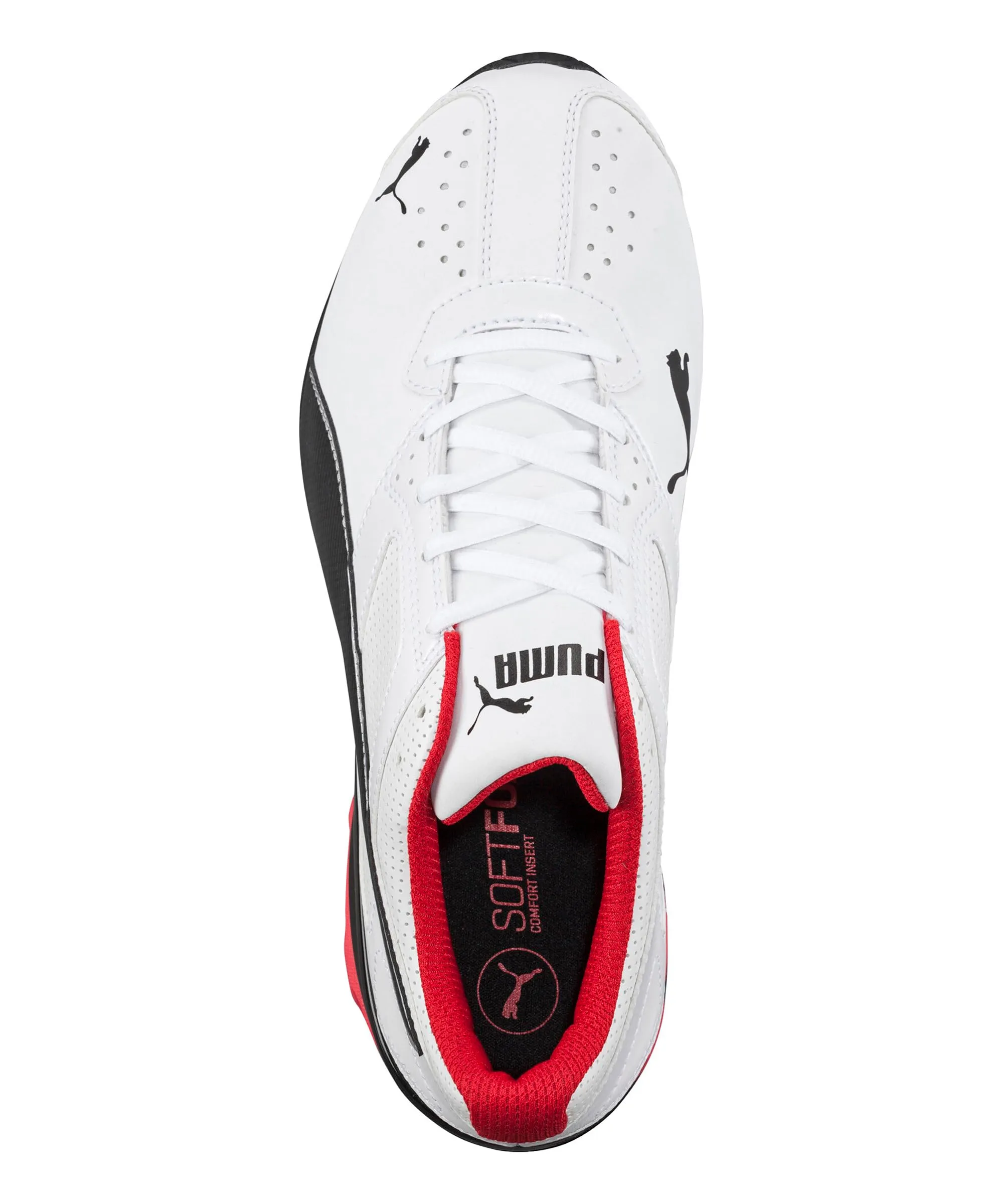 Puma Men's Tazon 6 FM Road Running Shoes, Puma White-Puma Black-Puma Silver, 44 EU - immagine 3