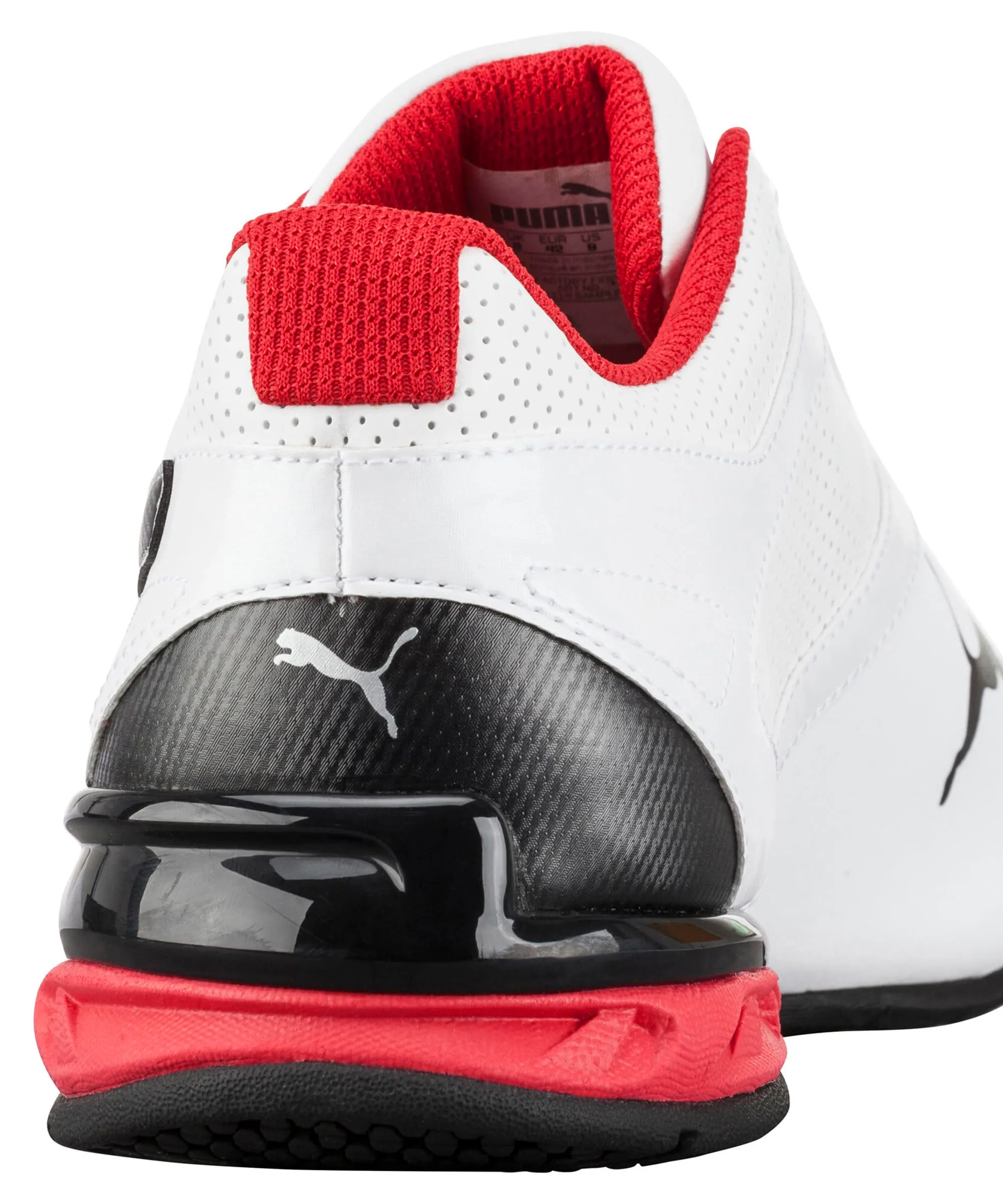 Puma Men Tazon 6 FM Road Running Shoes, Puma White-Puma Black-Puma Silver, 46 EU - immagine 6
