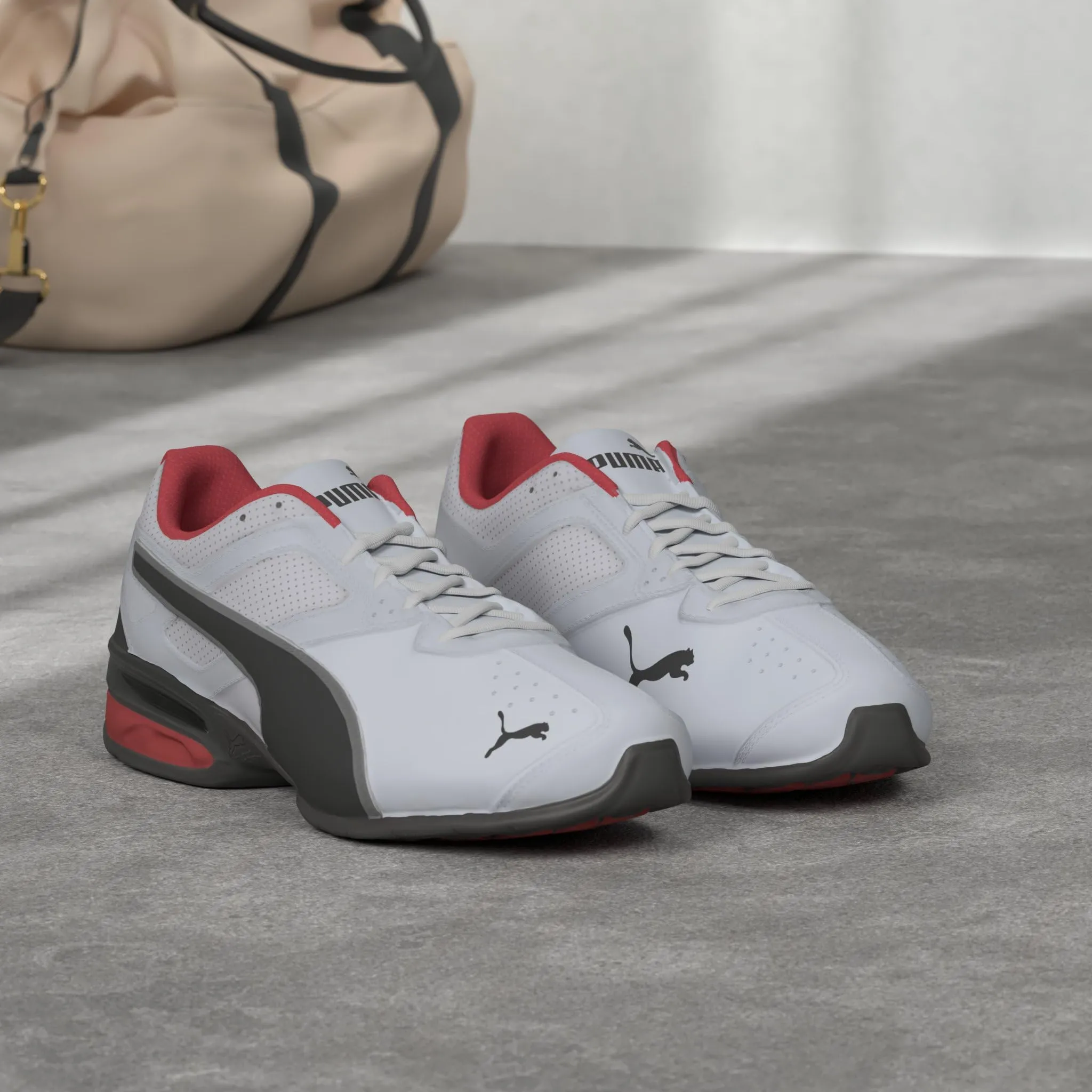 Puma Men's Tazon 6 FM Road Running Shoes, Puma White-Puma Black-Puma Silver, 48.5 EU - immagine 3