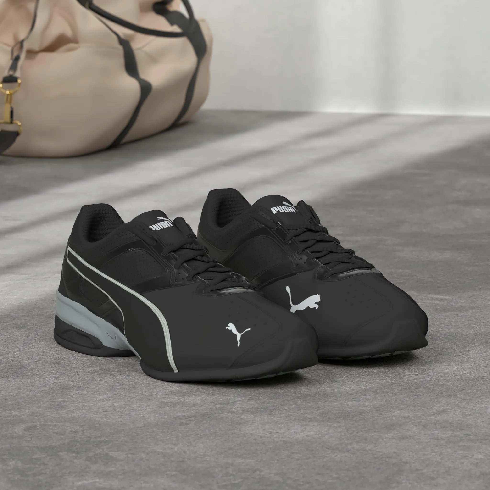 Puma Tazon 6 FM Road Running Shoes, Puma Black-Puma Silver, 46 EU - immagine 2