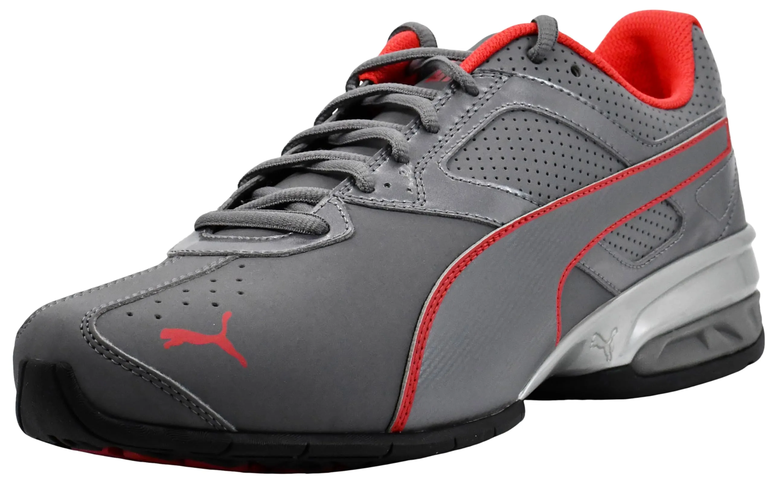 Puma Tazon 6 Sneaker da uomo, Quiet Shade/High Risk Red, 41 EU - immagine 1