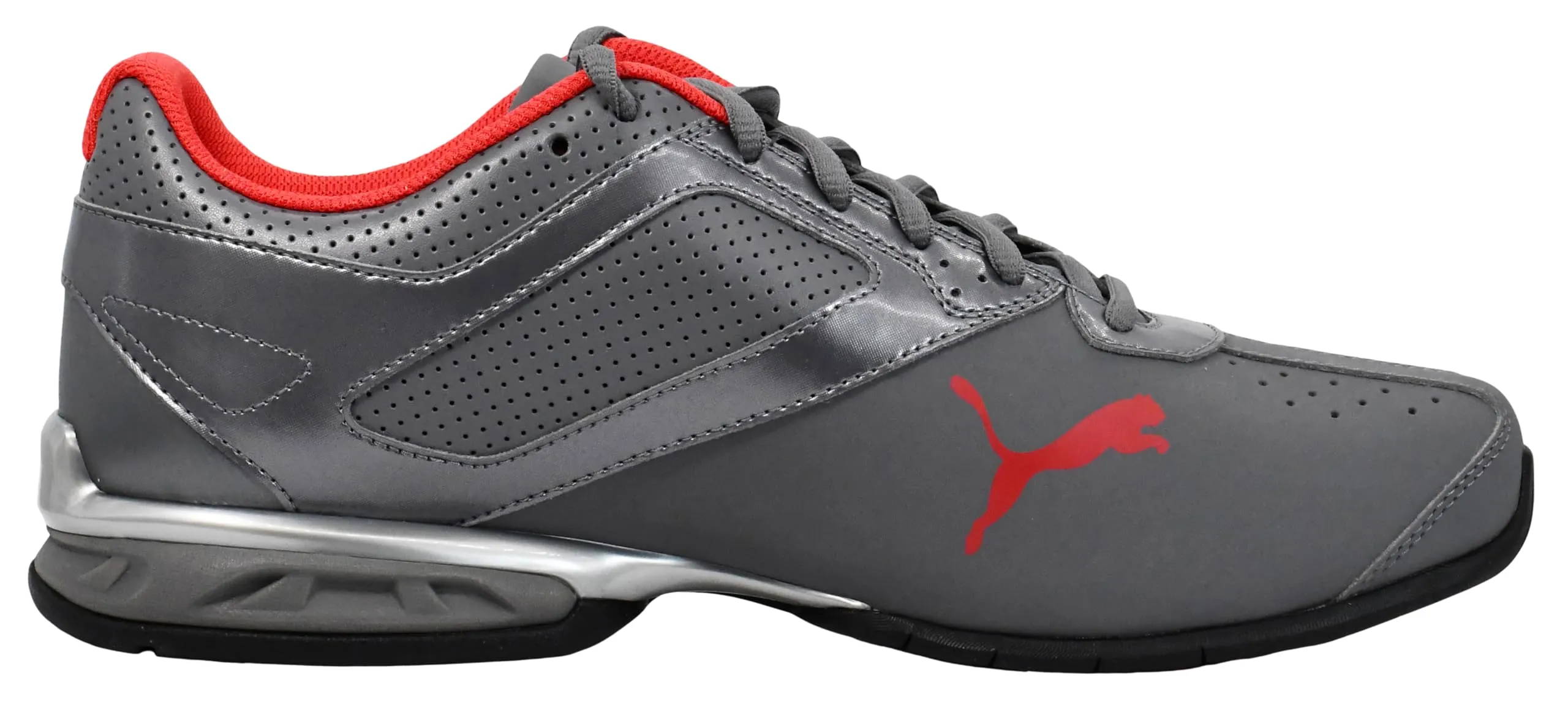 Puma Tazon 6 Sneaker da uomo, Quiet Shade/High Risk Red, 41 EU - immagine 6