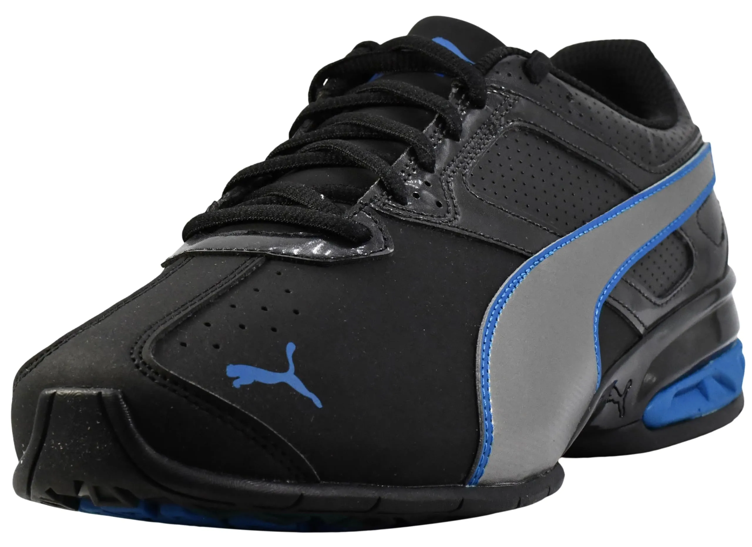 Puma Tazzone 6 Scarpe Sportive Uomo - Nero (Puma Black Puma Aged Silver True Blue) - immagine 1