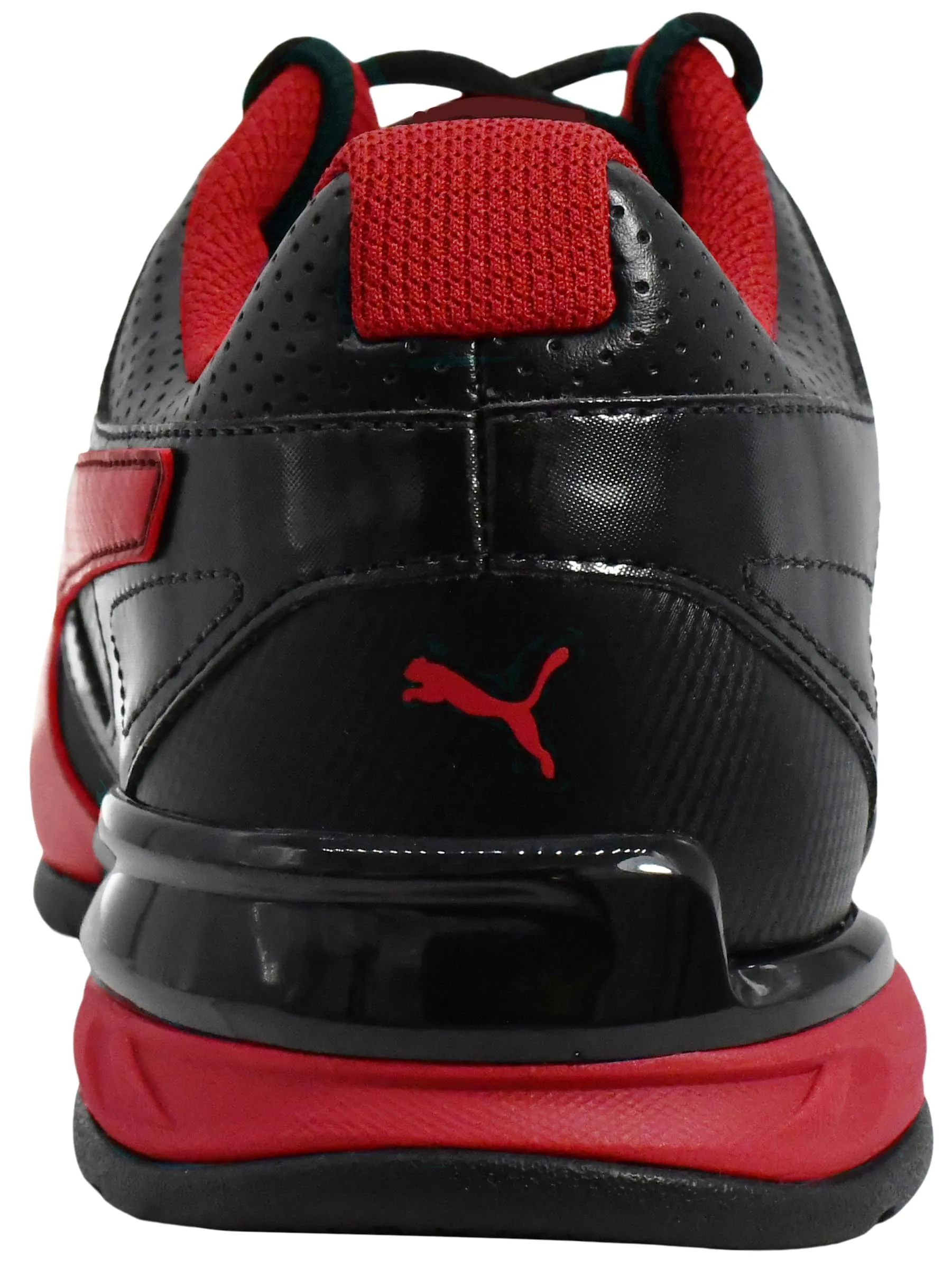 Puma Tazon 6 FM Running Shoes, Puma Nero Rosso Dalia, 45 EU - immagine 3
