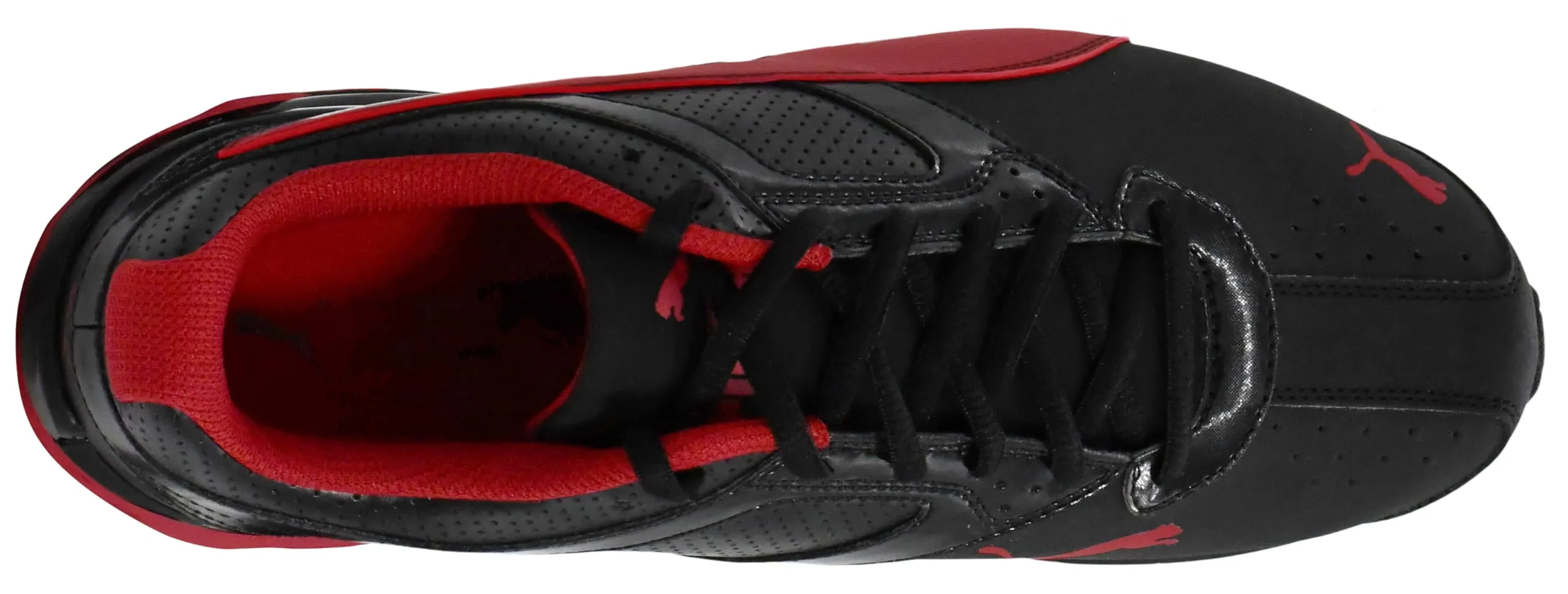 Puma Tazon 6 FM Men's Running Shoes, Puma Nero Rosso Dalia, 45.5 EU - immagine 5