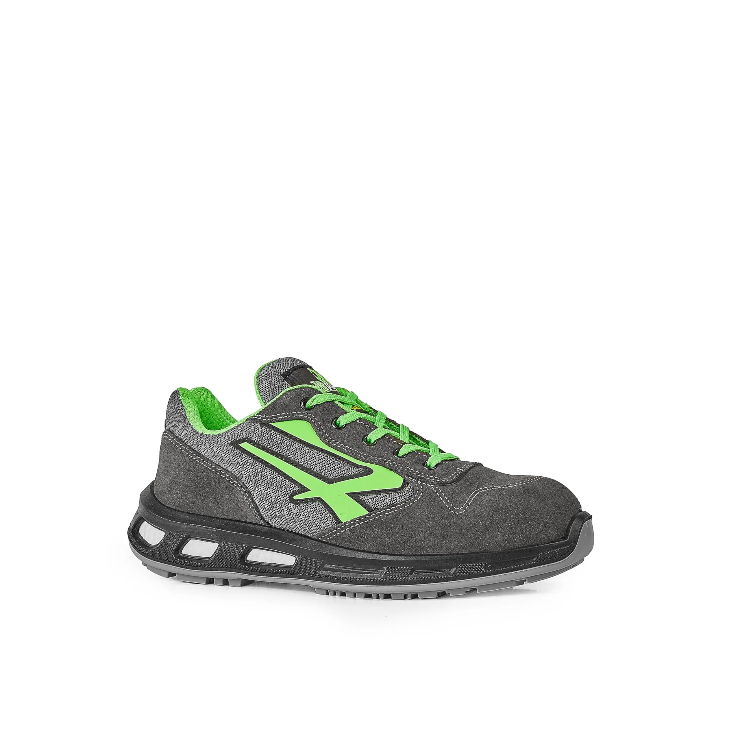 U-Power Red Lion Point Scarpe Antinfortunistiche Unisex in Pelle con Inserto Infinergy e Puntale in Alluminio, Green 37 - immagine 3