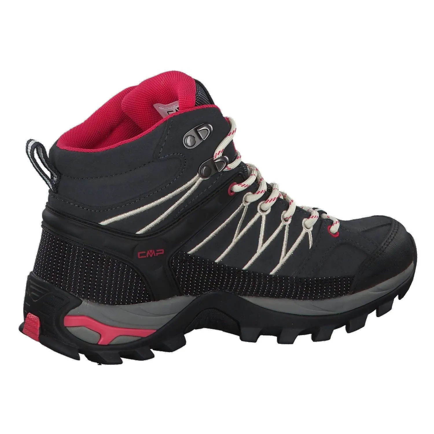 CMP Rigel Mid Wmn Trekking Shoes WP, Antracite Off White, 42 EU - immagine 7