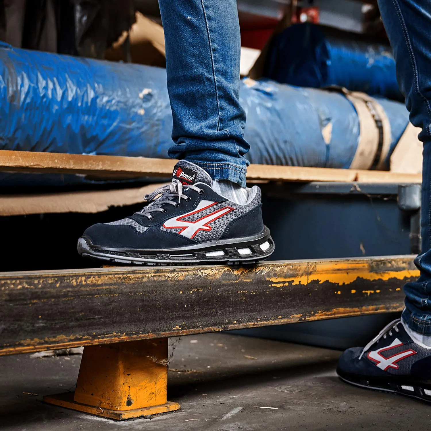 U-Power Red Lion Active Scarpe Antinfortunistiche Unisex in Pelle con Suola Infinergy e Puntale in Alluminio, Taglia 36 - immagine 2