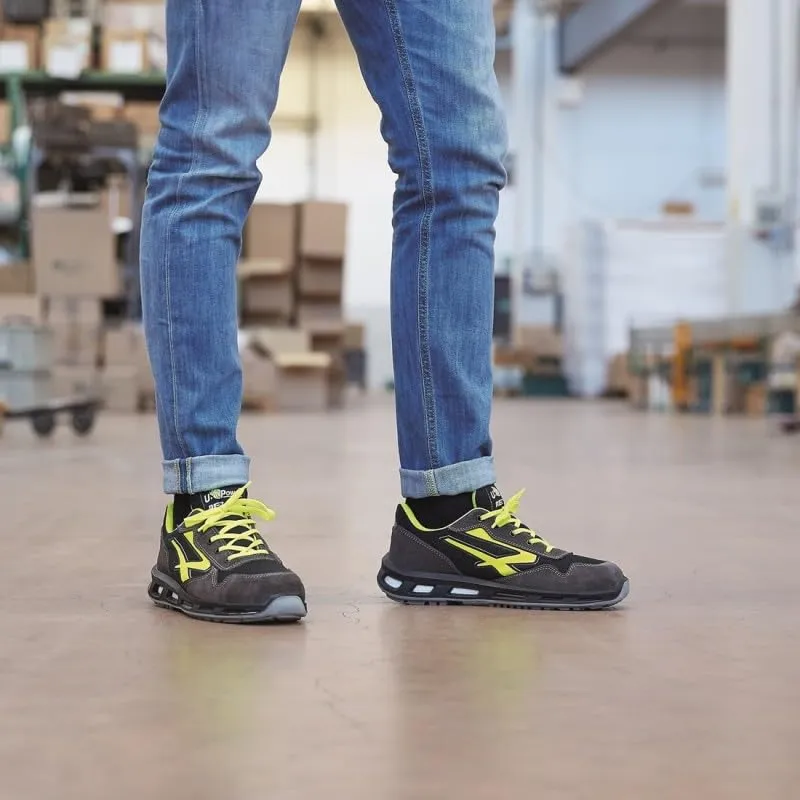 U-Power Yellow S ESD S1PS FO SR Scarpe Antinfortunistiche Basse, Puntale Alluminio, Antiperforazione Tessile No Metal - immagine 2