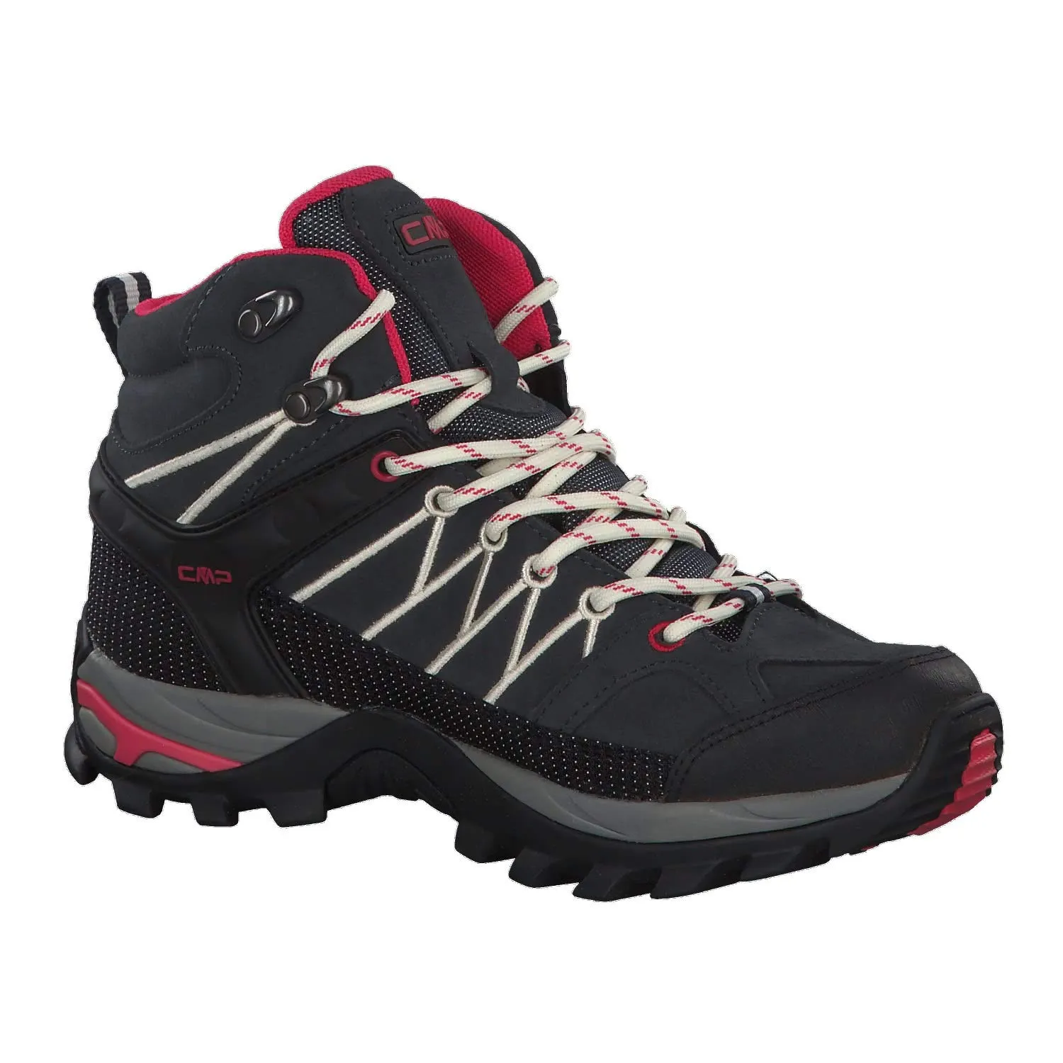 CMP Rigel Mid Women's Trekking Shoes WP - Antracite Off White, 38 EU - immagine 9