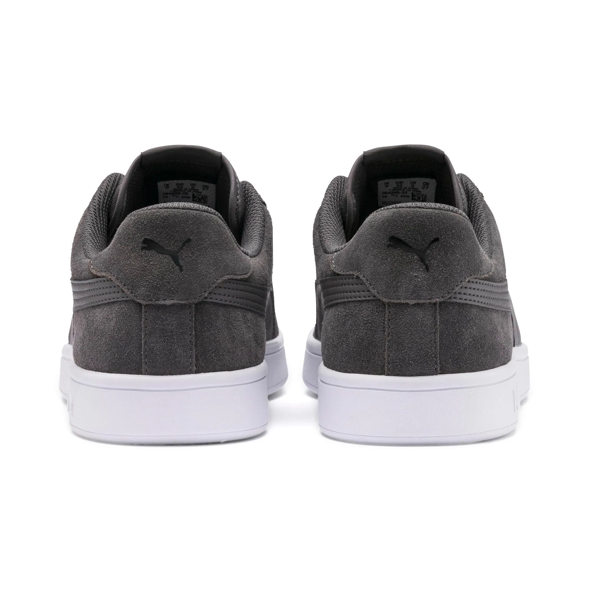 PUMA Smash V2 Unisex Adult Sneakers - Grigio Castlerock Puma Black Puma White, 46 EU - immagine 3