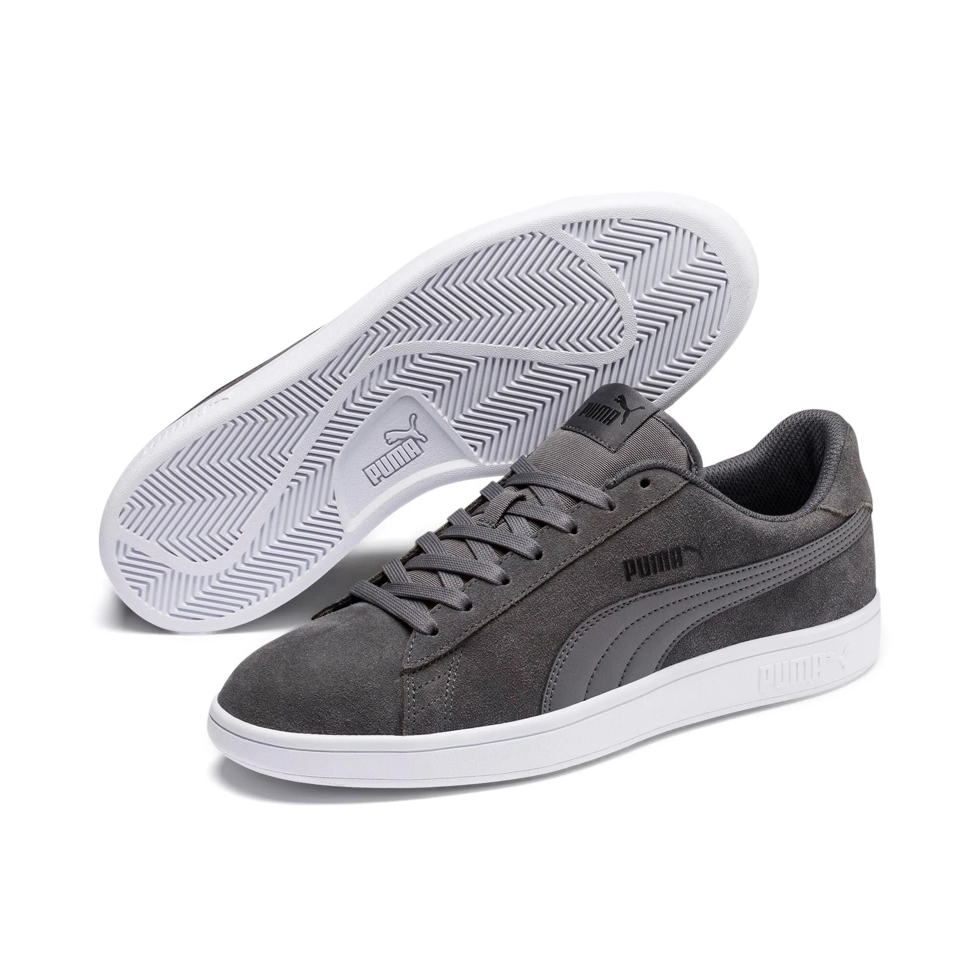 Puma Smash V2, Grigio Castlerock Puma Black Puma White, 41 EU - immagine 2