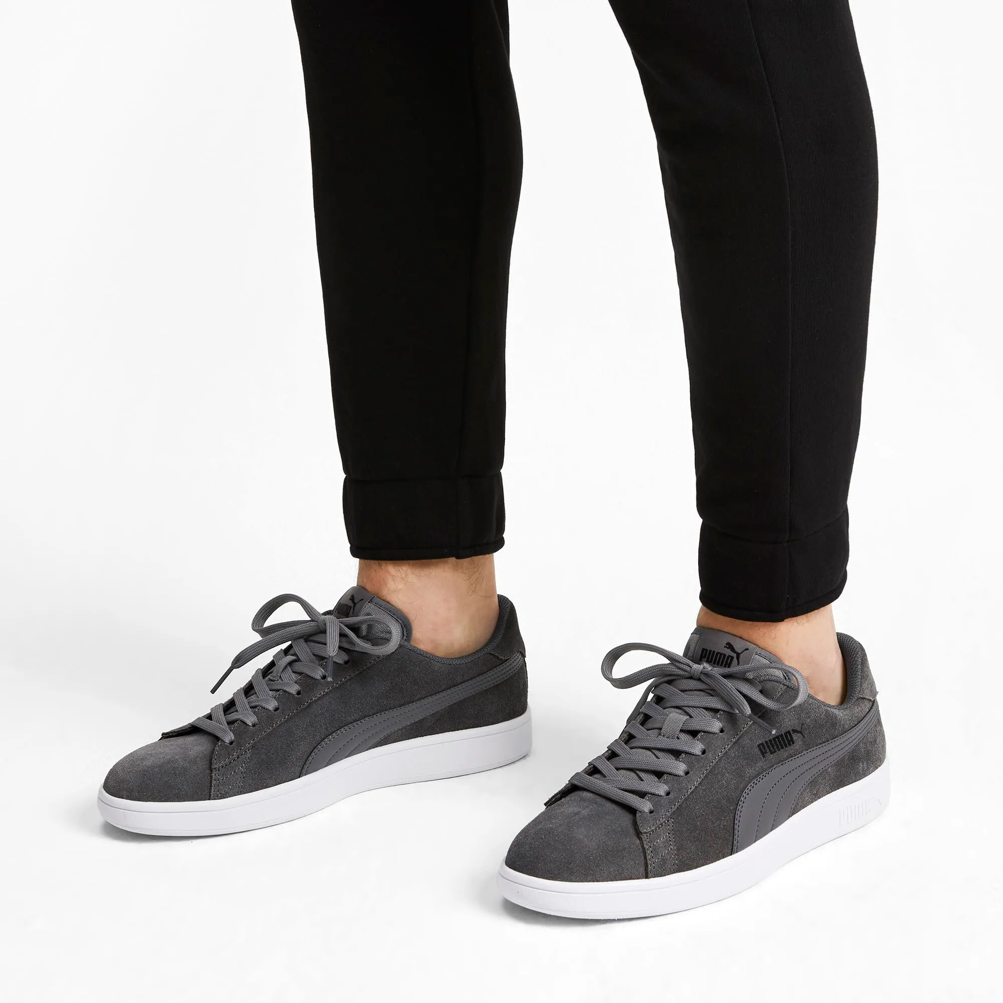 Puma Smash V2 Scarpe Unisex Adulto, Grigio Castlerock Puma Black Puma White, 36 EU - immagine 7
