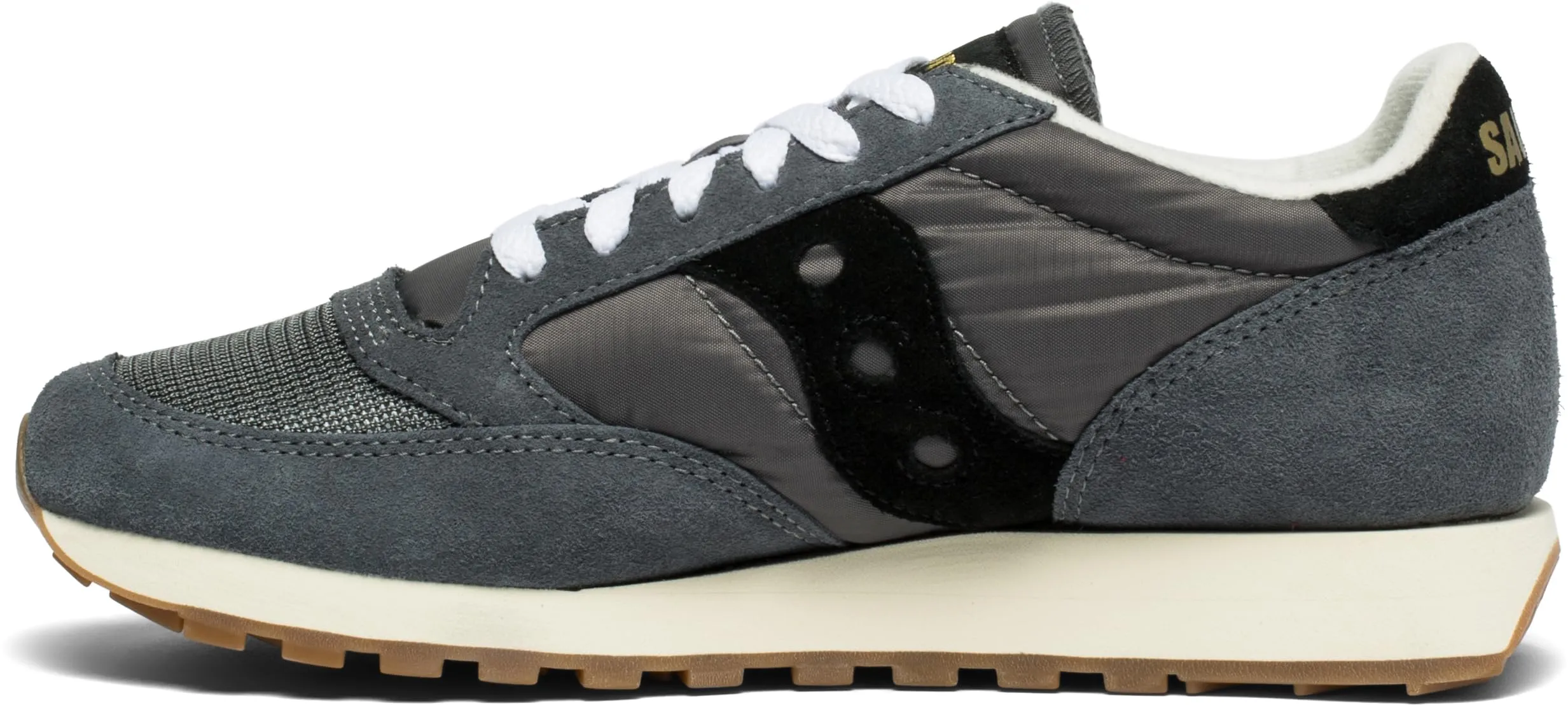 Saucony Jazz Original Vintage Sneaker Uomo, Grigio Nero, 42 EU - immagine 2