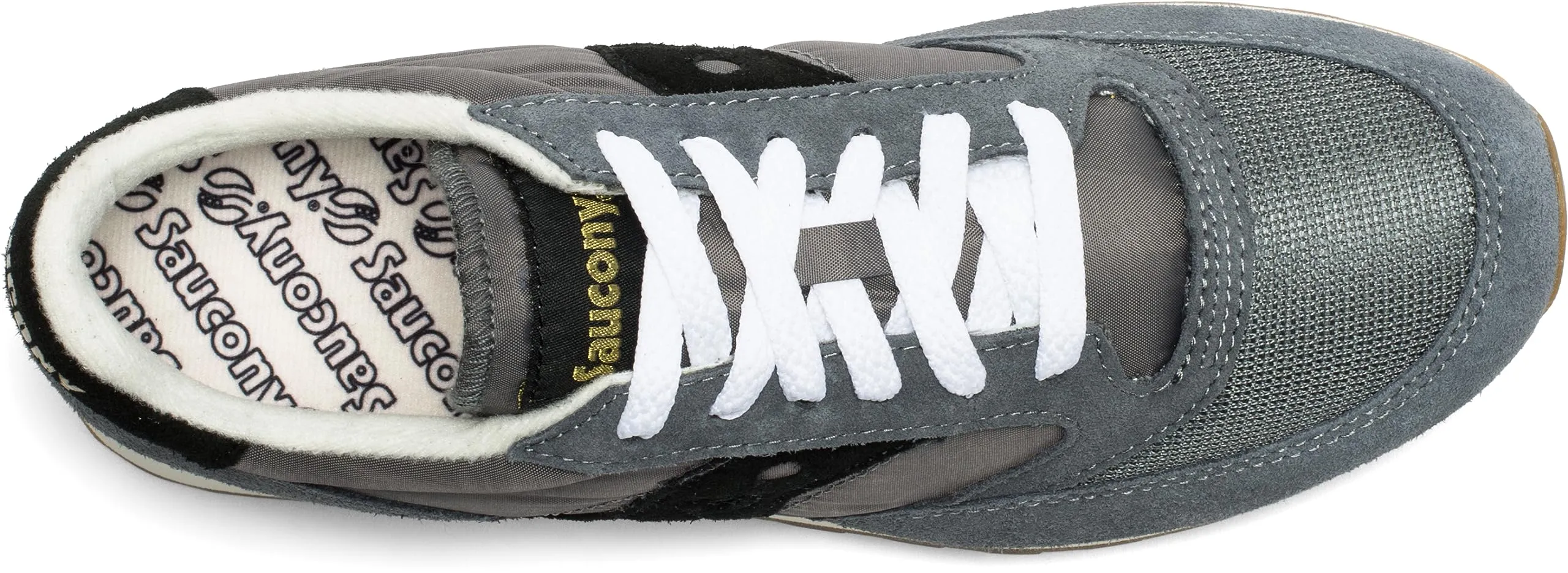 Saucony Jazz Original Vintage Sneaker Uomo, Grigio Nero, 41 EU - immagine 3