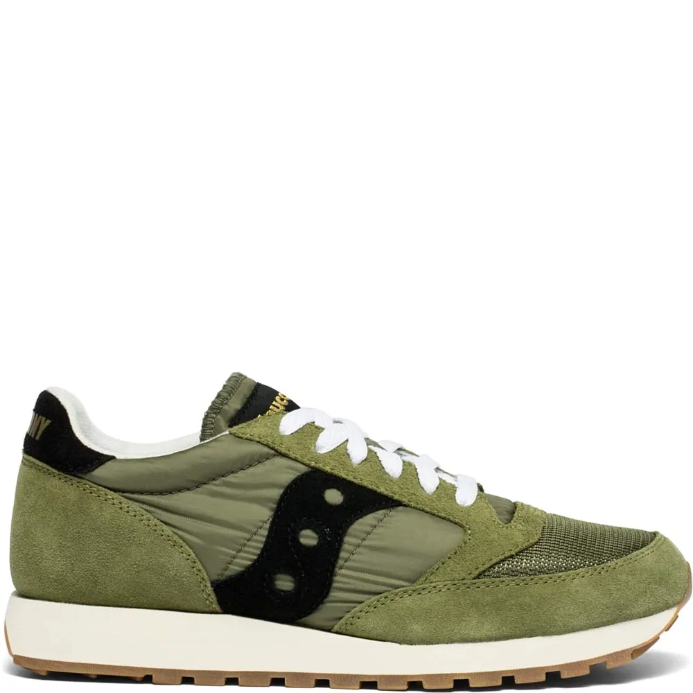 Saucony Jazz Original Vintage Sneaker Uomo, Verde Nero, 41 EU - immagine 3