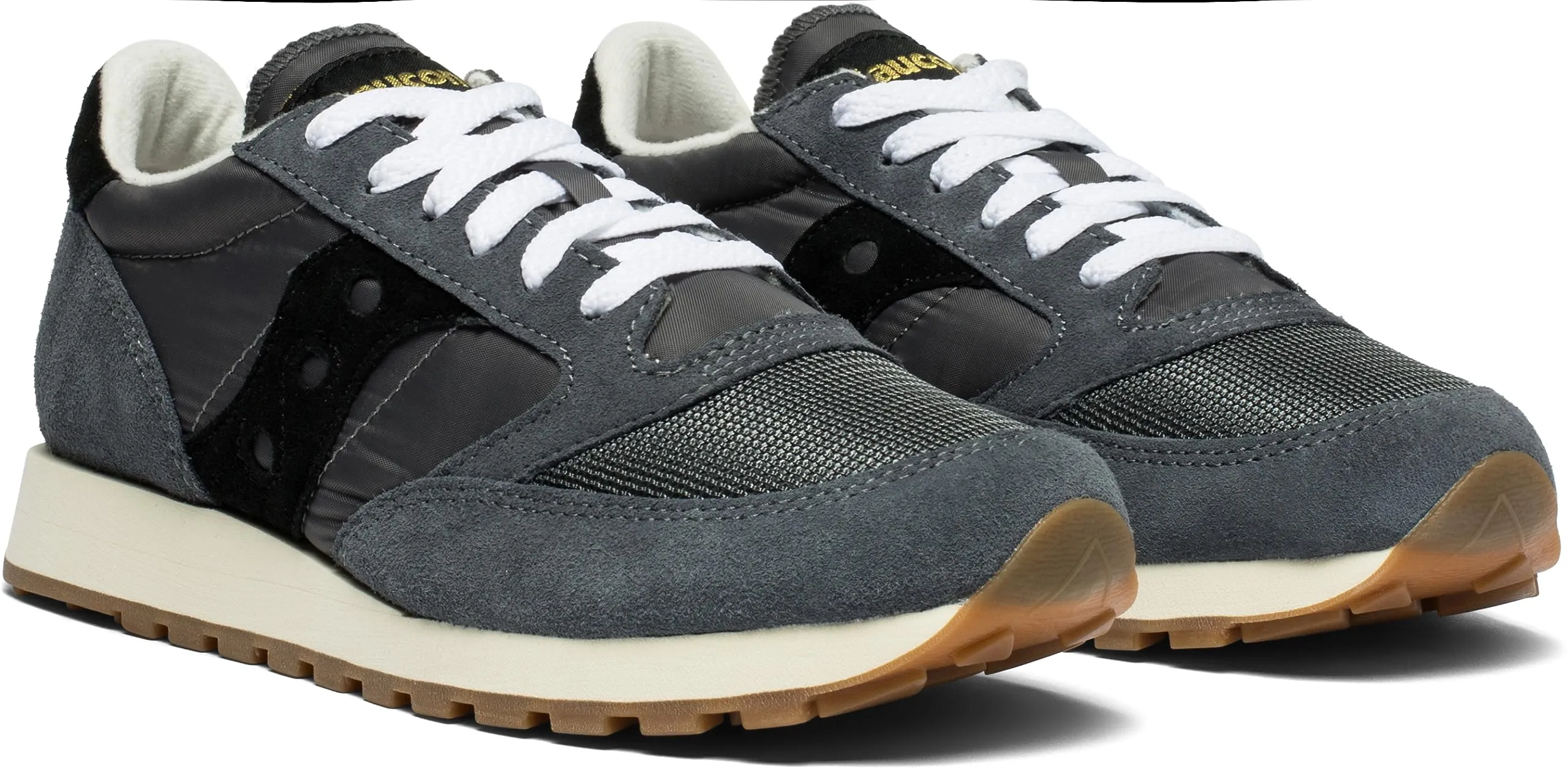 Saucony Jazz Original Vintage Sneaker Uomo - Grigio Nero - 44.5 EU - immagine 5