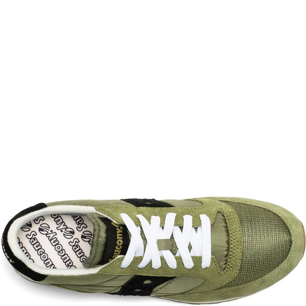 Saucony Jazz Original Vintage Sneaker Uomo, Verde Nero, 44 EU - immagine 5