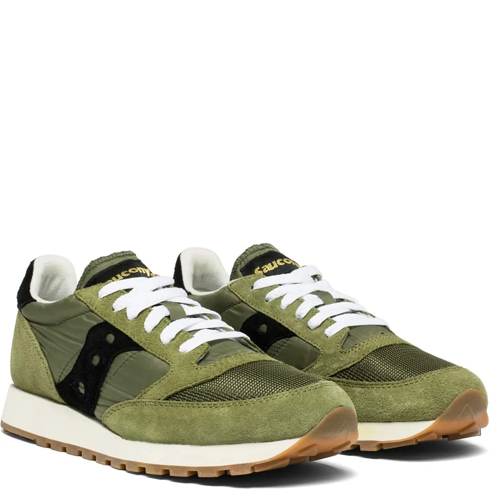 Saucony Jazz Original Vintage Sneaker Uomo, Verde Nero, 44 EU - immagine 7