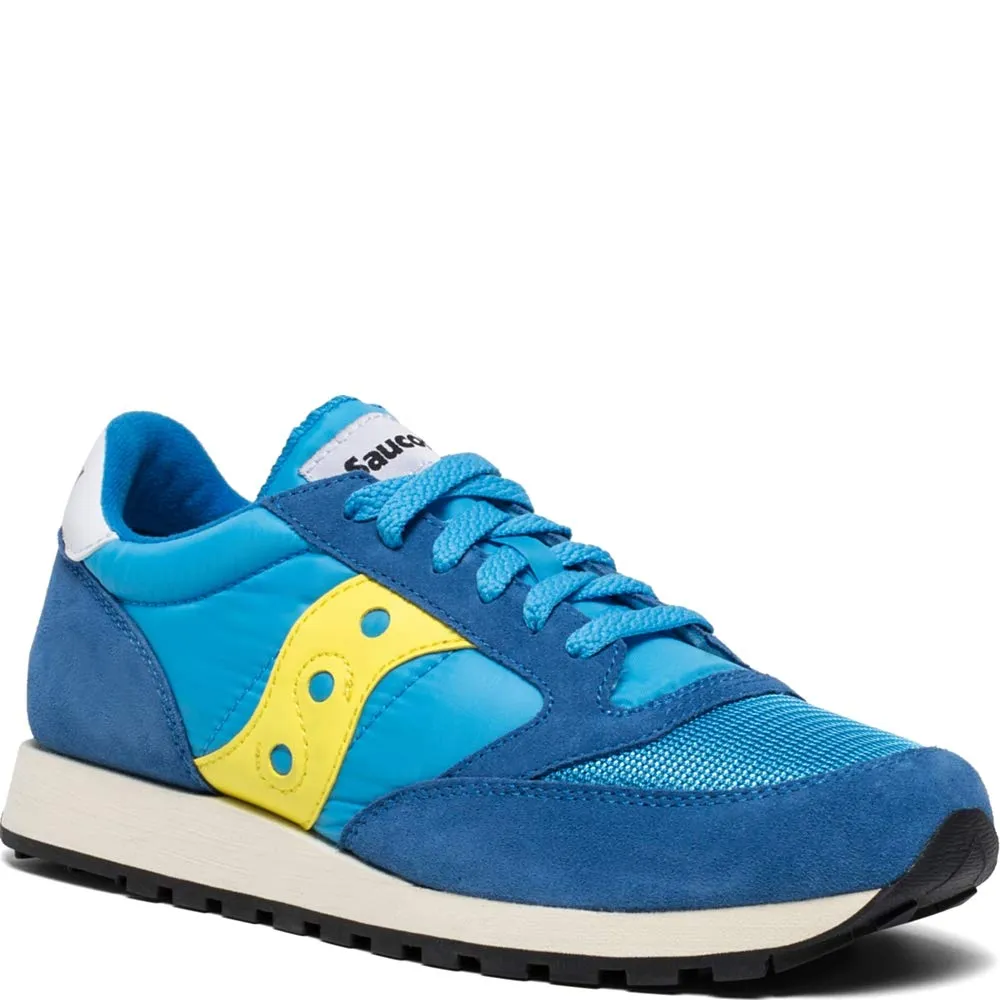 Saucony Jazz Original Vintage Sneaker Uomo - Blue Yellow - 37.5 EU - immagine 7