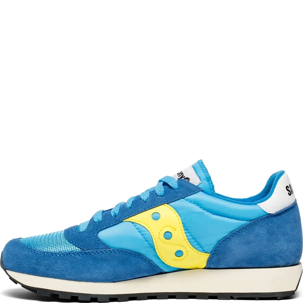 Saucony Jazz Original Vintage Sneaker Uomo, Blue Yellow, 37 EU - immagine 3