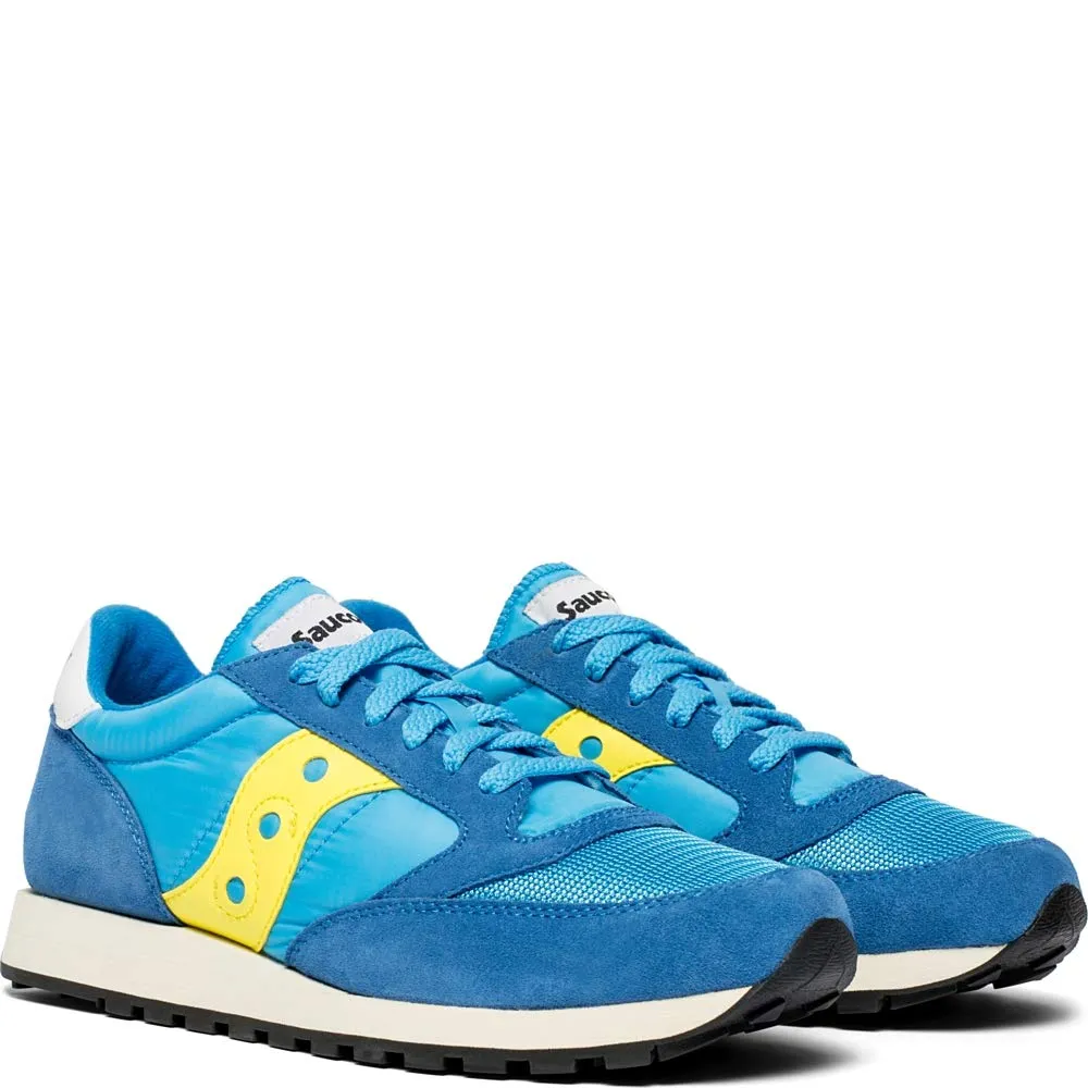 Saucony Jazz Original Vintage Sneaker Uomo, Blue Yellow, 37 EU - immagine 6