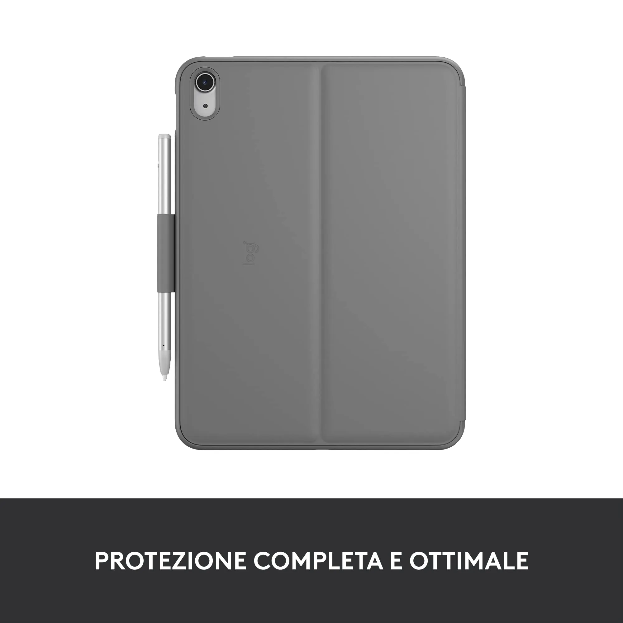 Logitech Slim Folio Keyboard Case for iPad (10th Gen), ITA QWERTY, Graphite - immagine 5