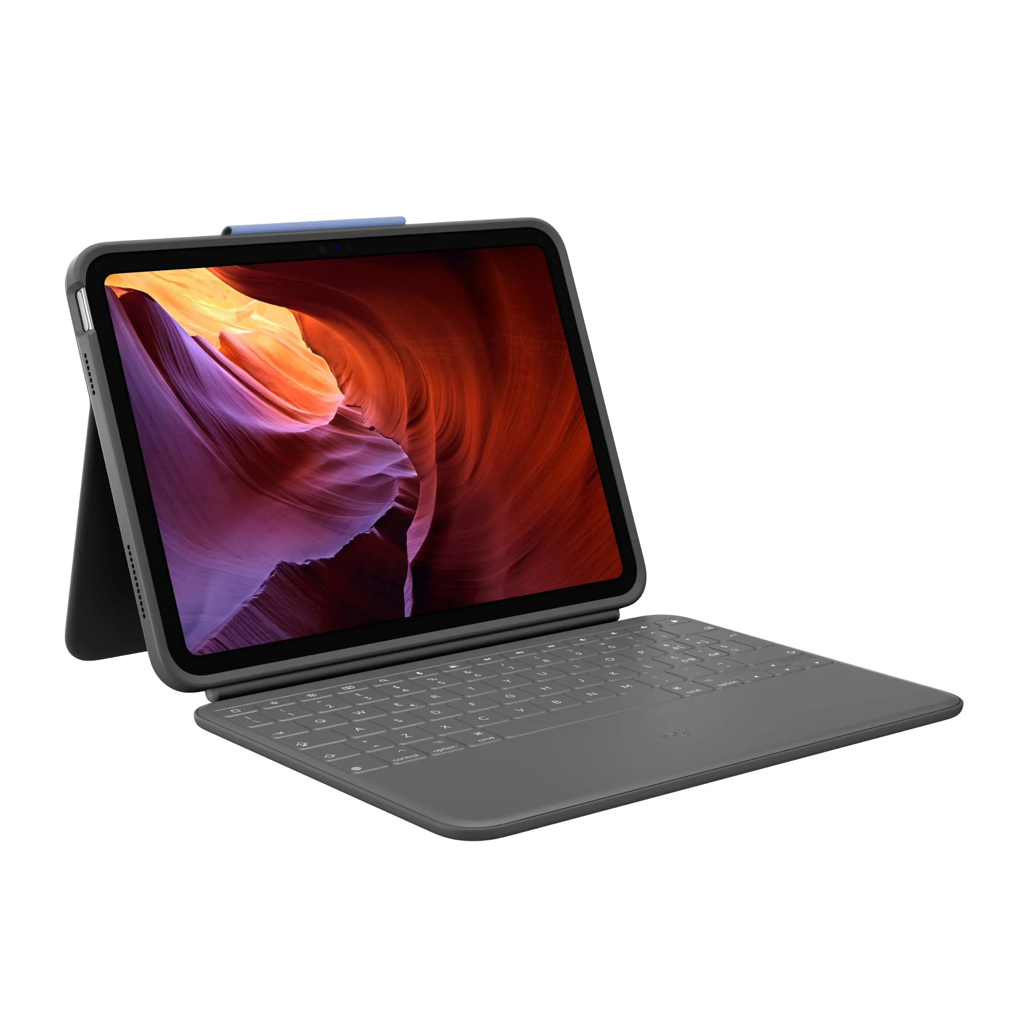 Logitech Rugged Folio Custodia con Tastiera per iPad - ITA QWERTY - immagine 1