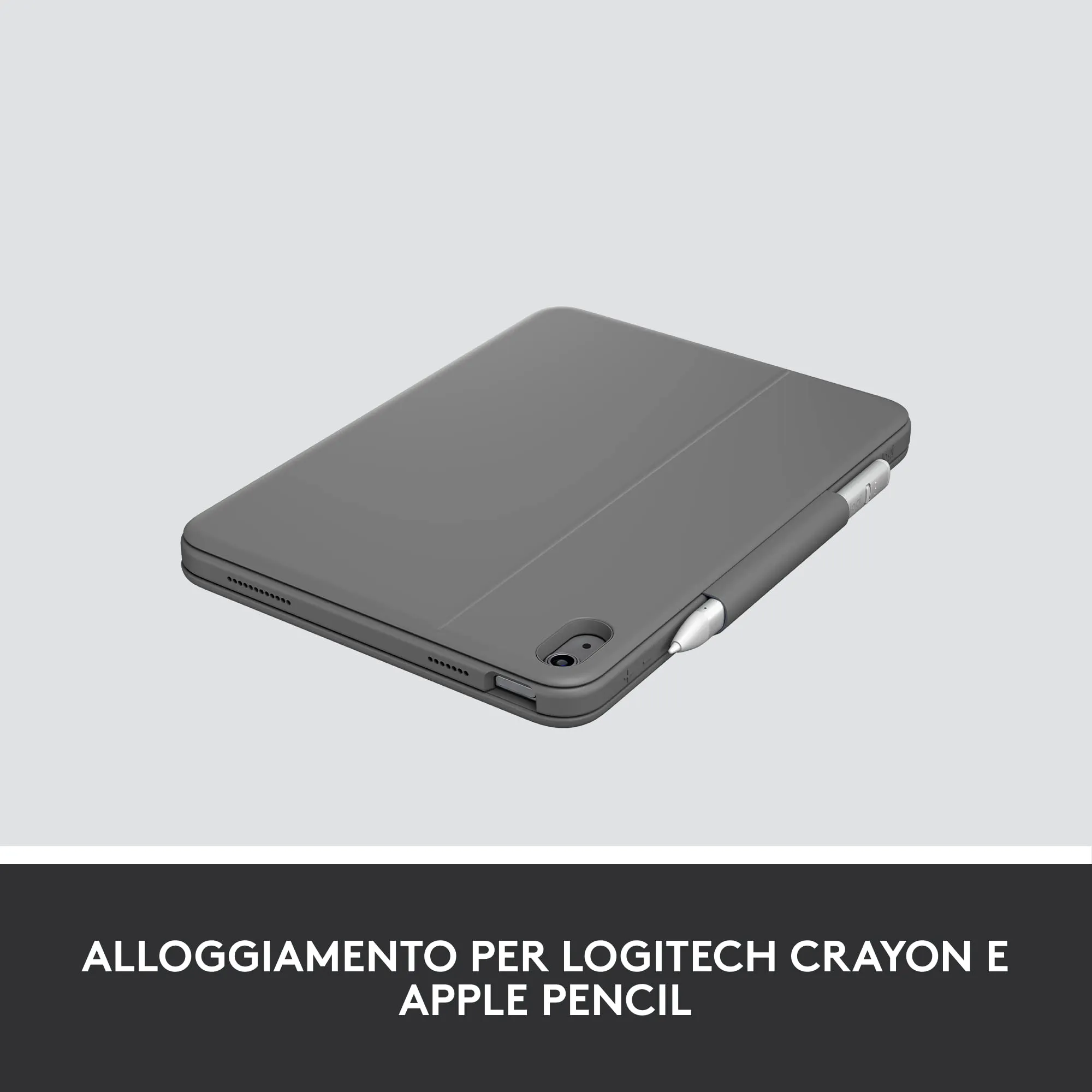 Logitech Rugged Folio Custodia con Tastiera per iPad - ITA QWERTY - immagine 9
