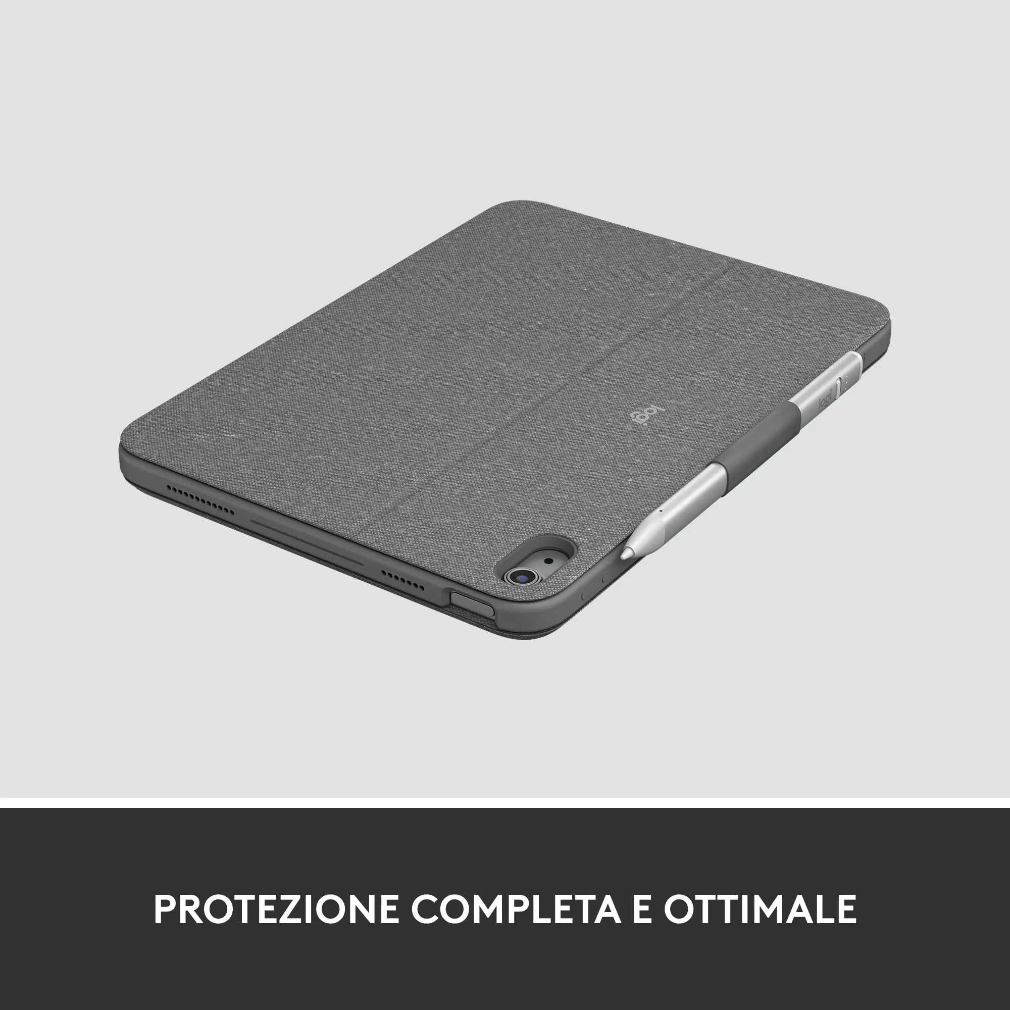 Logitech Combo Touch Custodia con Tastiera rimovibile per iPad (10a generazione) - ITA QWERTY - immagine 6