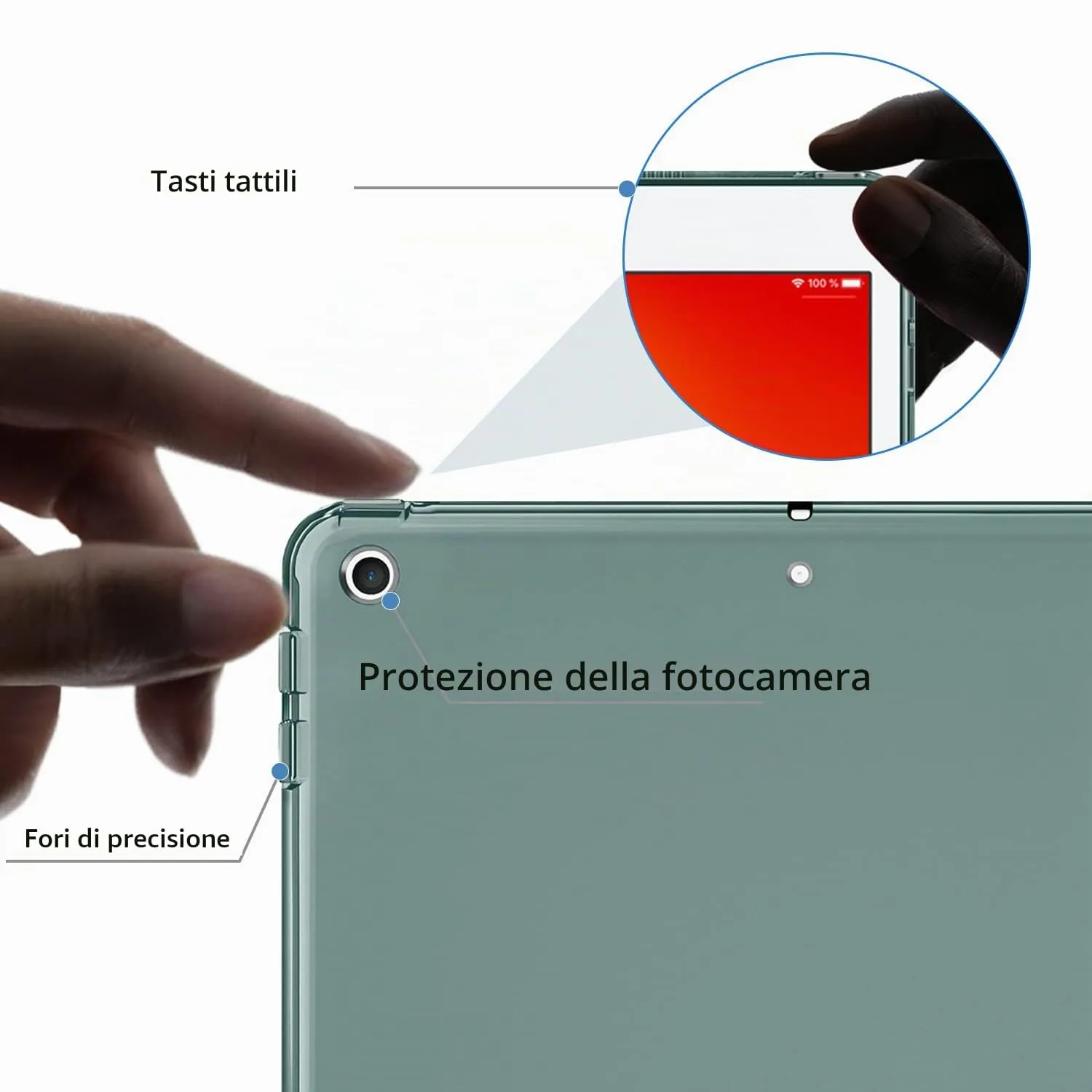 EasyAcc Custodia Cover per iPad 9/8/7 Generazione (10.2 pollici) - immagine 3