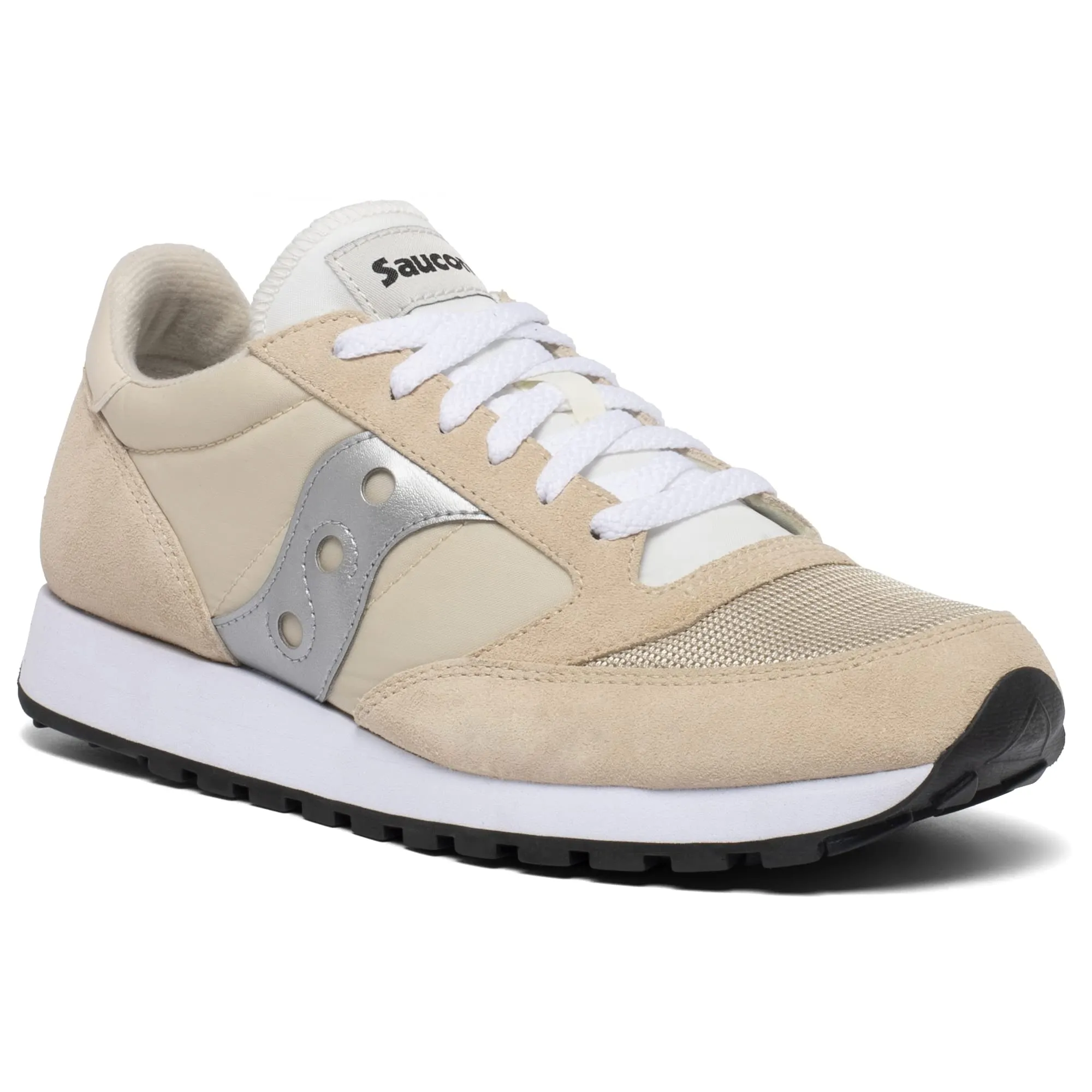 Saucony Jazz Original Vintage Scarpe da Uomo, Bianco Argento, 44 EU - immagine 6