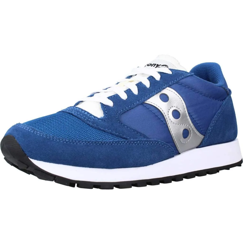 Saucony Jazz Original Vintage Sneaker Uomo, 146 Blue White Silver, 37.5 EU - immagine 1